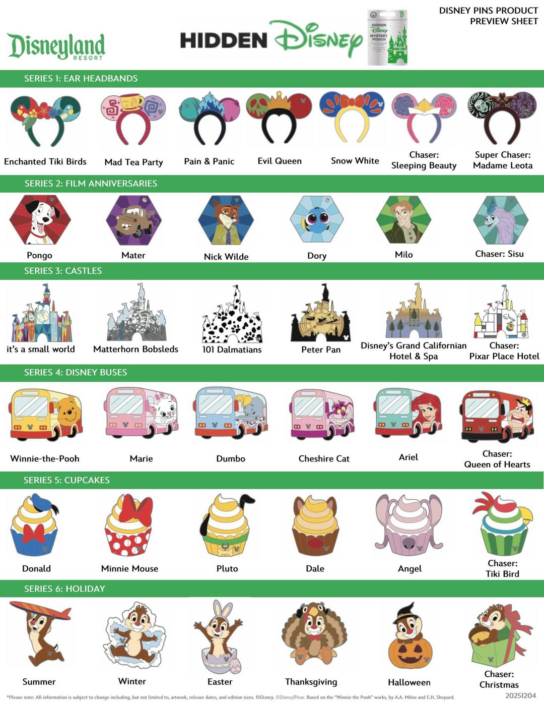 Disneyland 2026 Hidden Disney Pins