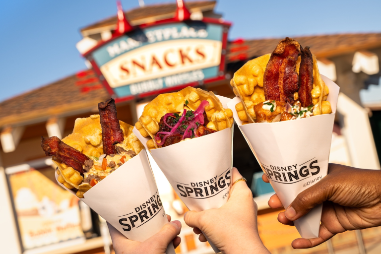 New Savory Loaded Waffles Launch at Disney Springs