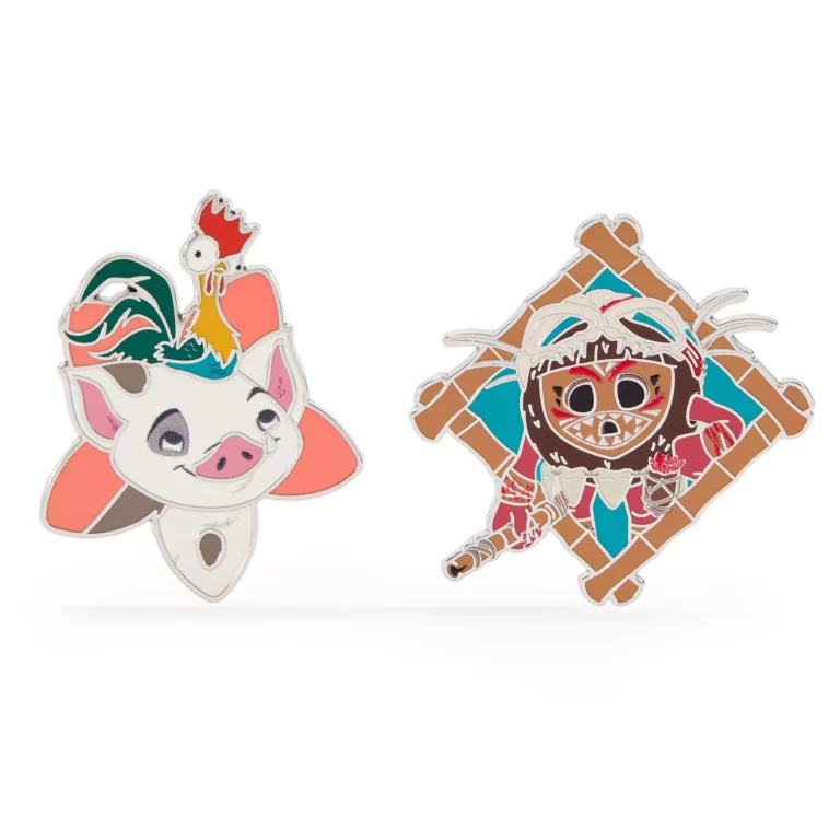 Pua, Heihei and Kakamora Pin Set – Moana