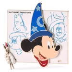 Sorcerer Mickey Mouse Pin on Card – Fantasia – Brush of Magic – Limited Edition