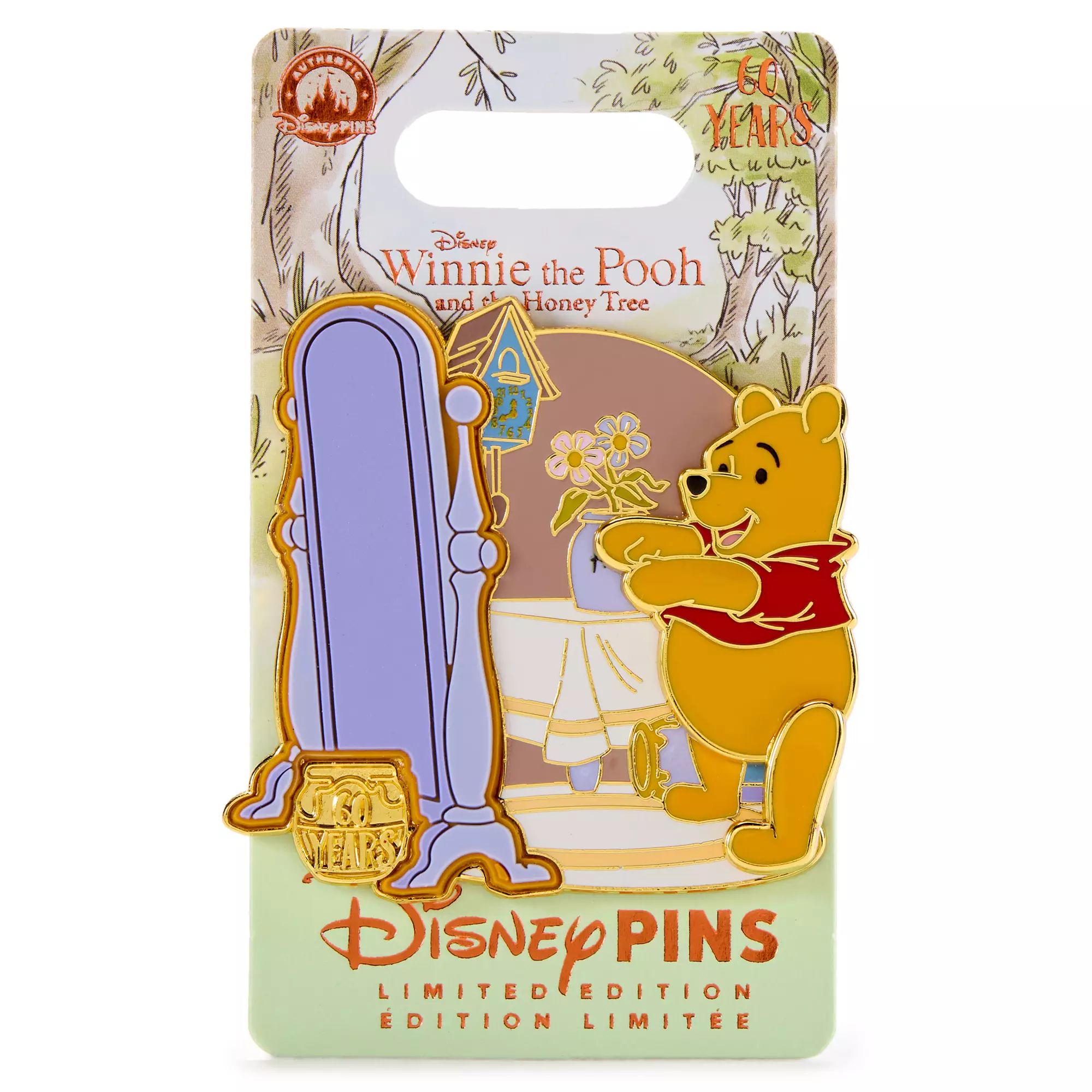 Winnie the Pooh Pin – Winnie the Pooh and the Honey Tree 60th Anniversary – Limited Edition Pin