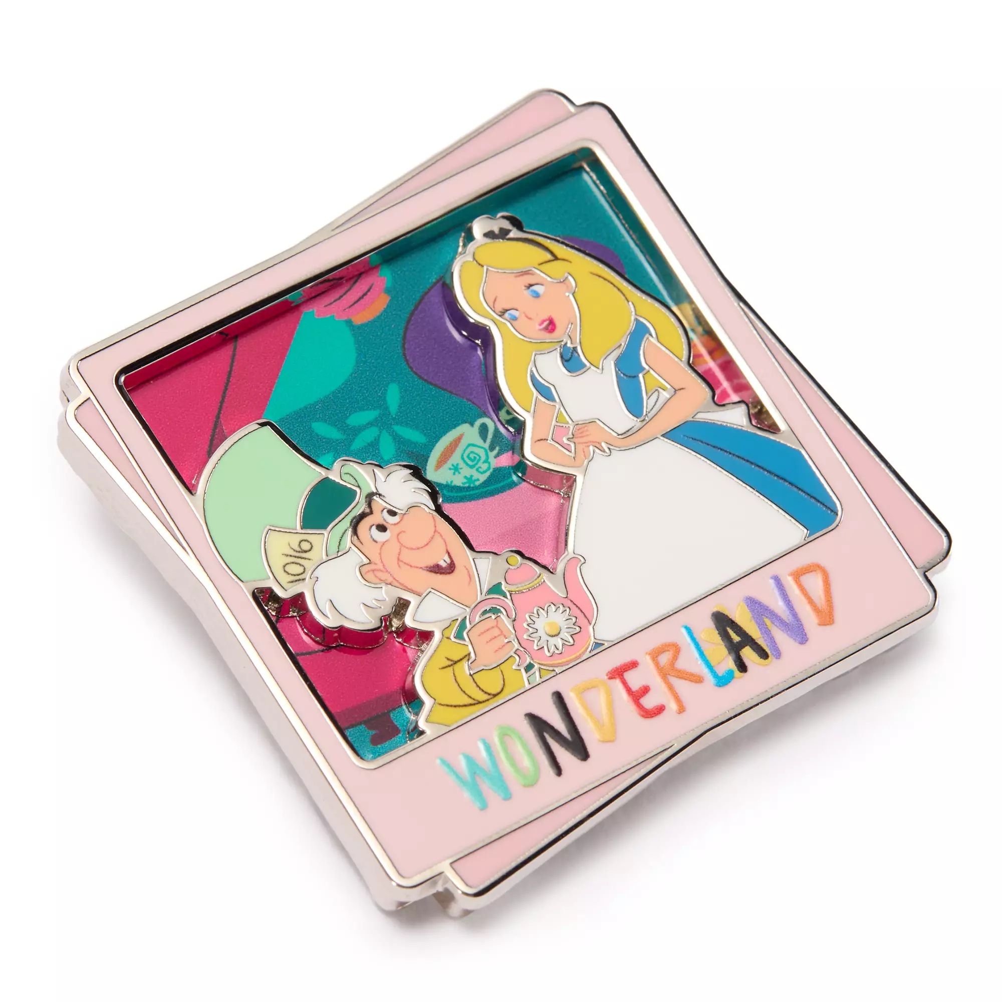 Alice and Mad Hatter Pin – Wonderland – Disney Destinations – February – Limited Edition – Exclusive