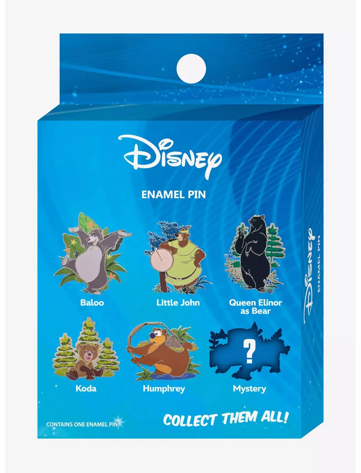 Disney Bears Blind Box Enamel Mystery Pin Box - BoxLunch Exclusive