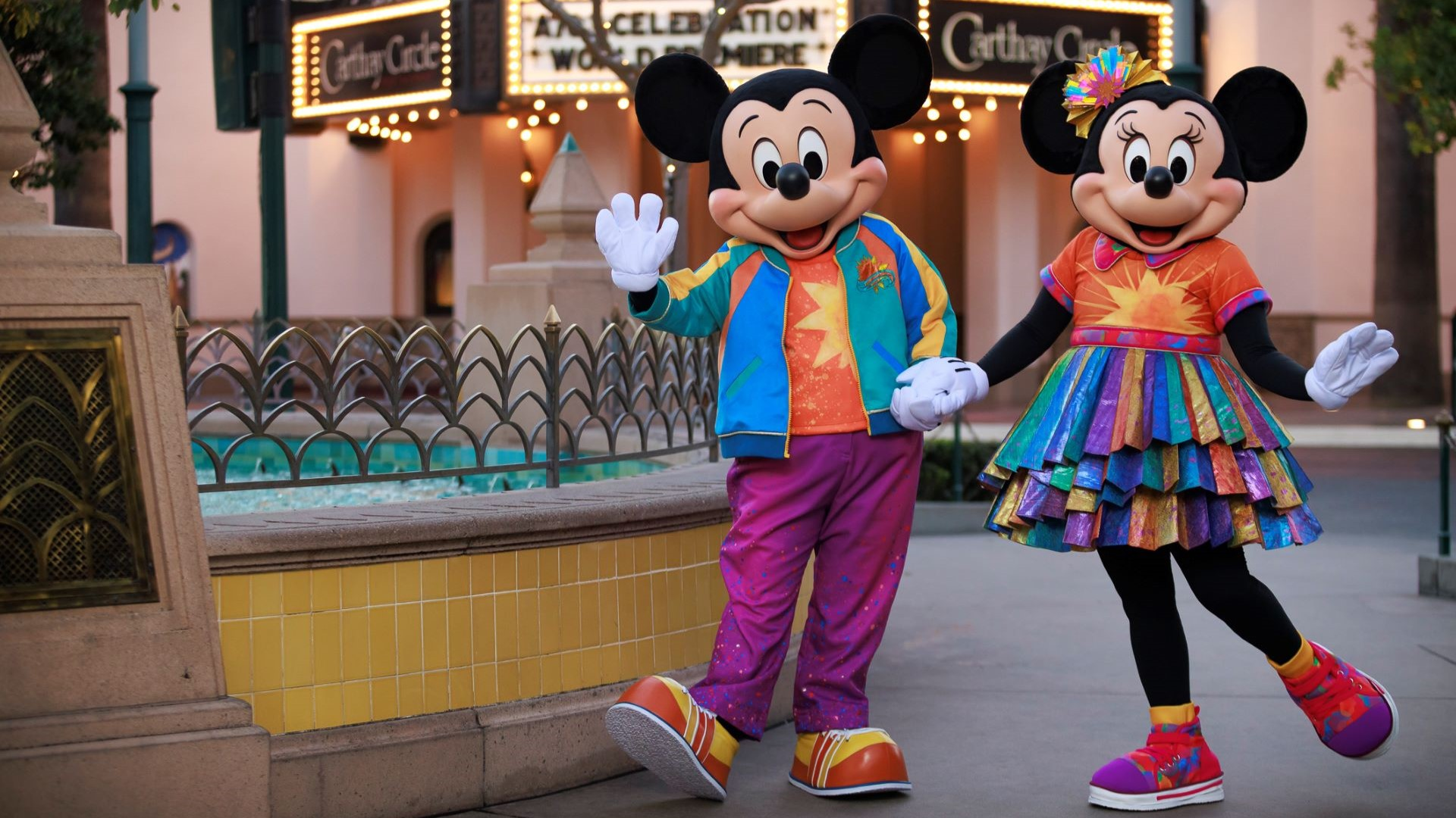 Disney California Adventure Park 25th Anniversary Character Costumes
