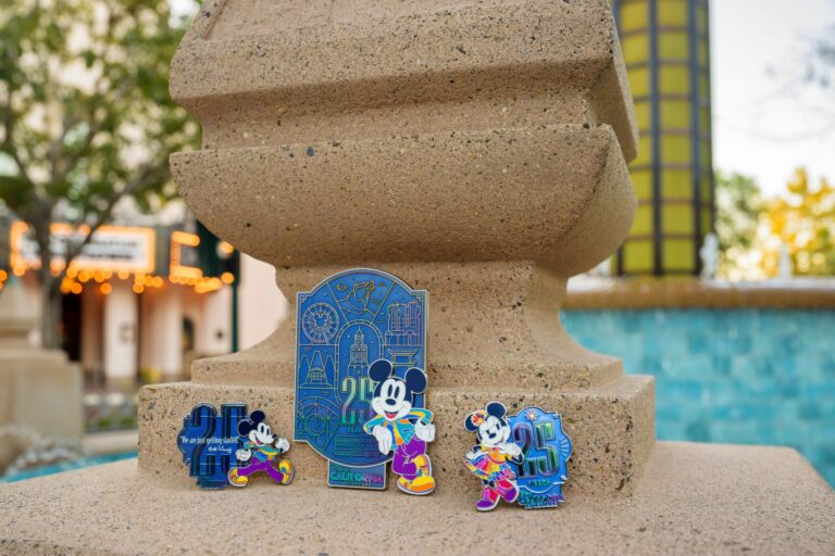 Disney California Adventure Park 25th Anniversary Pins