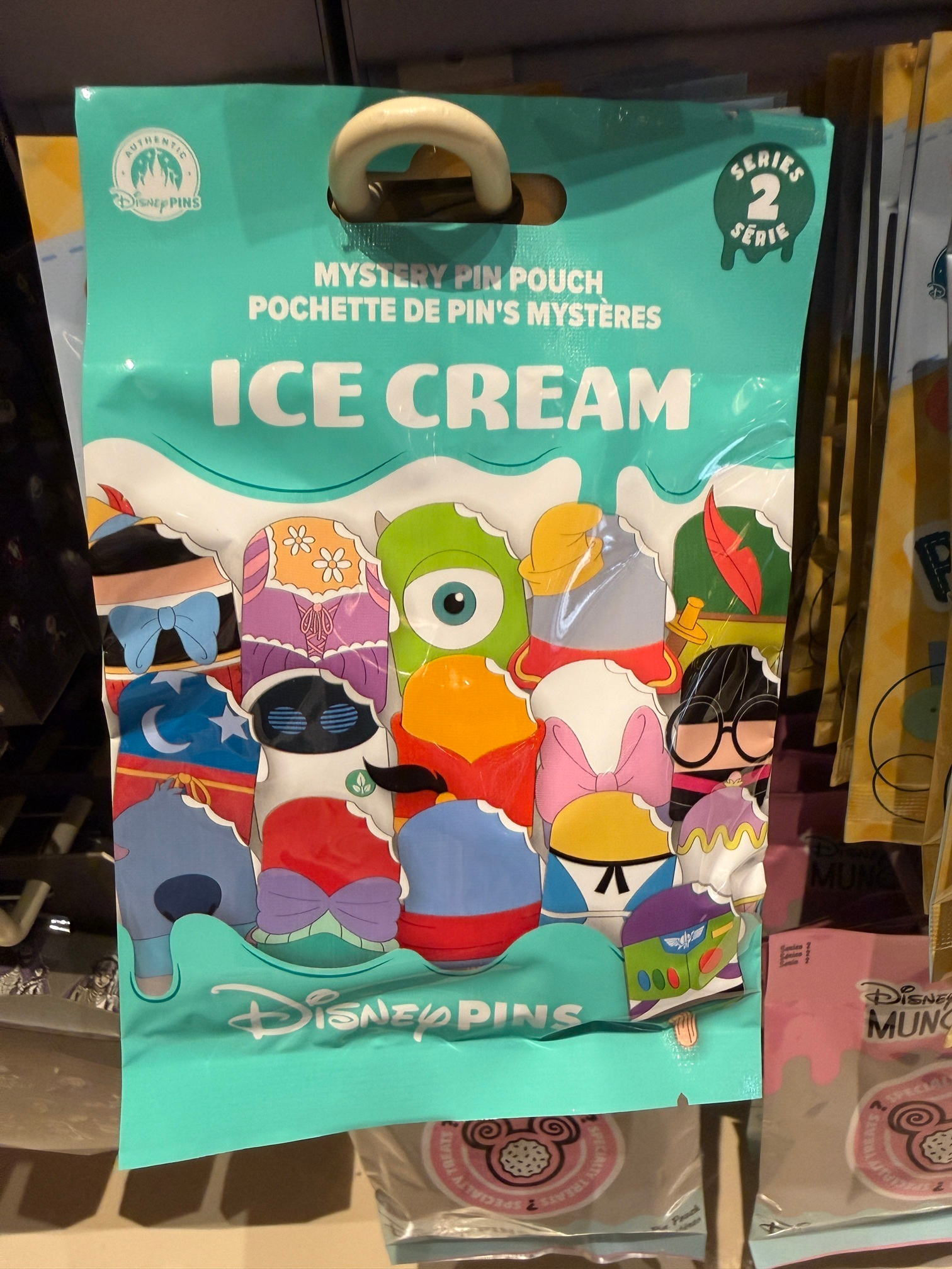Disney Ice Cream Series 2 Mystery Pin Pouch