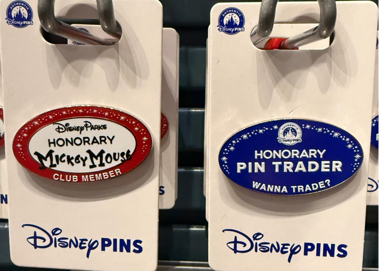 Disney Parks Honorary Cast Member Nametag Inspired Pins