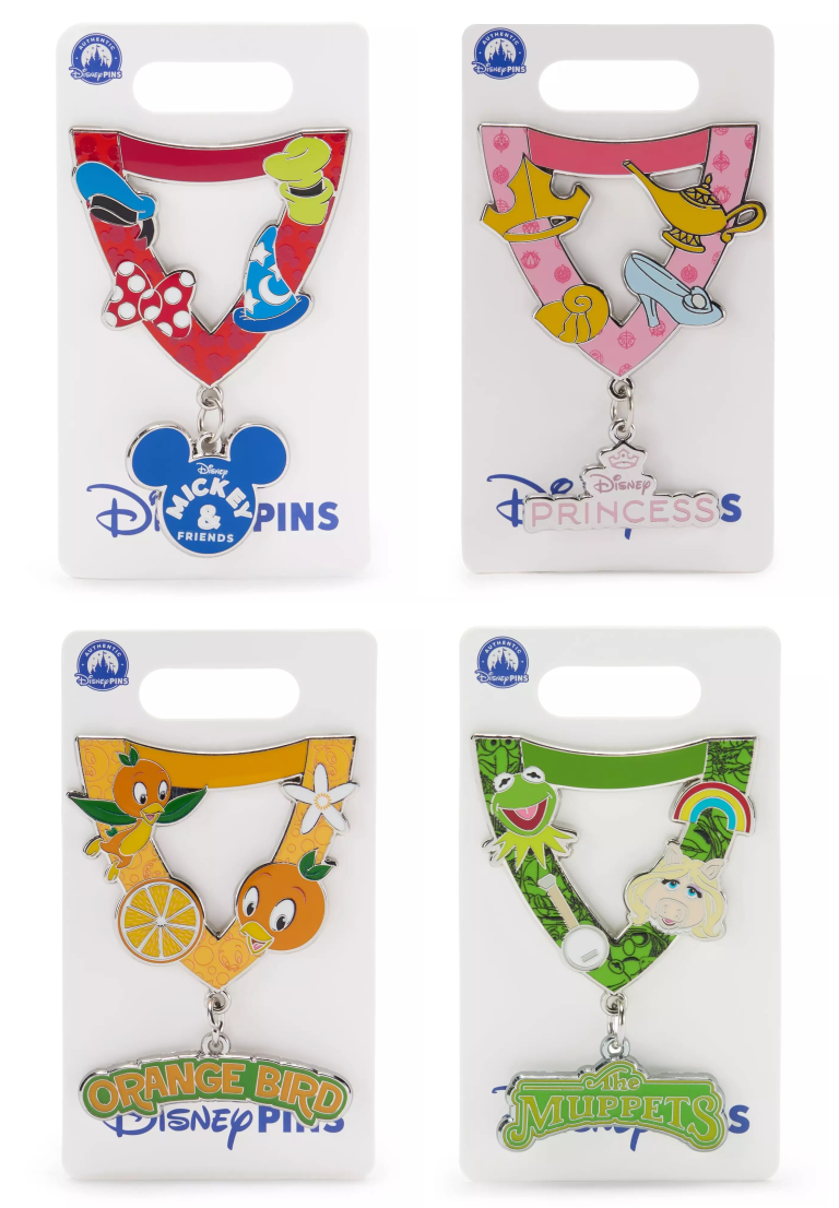 Disney Pin Trading Dangle Pins at Disney Parks