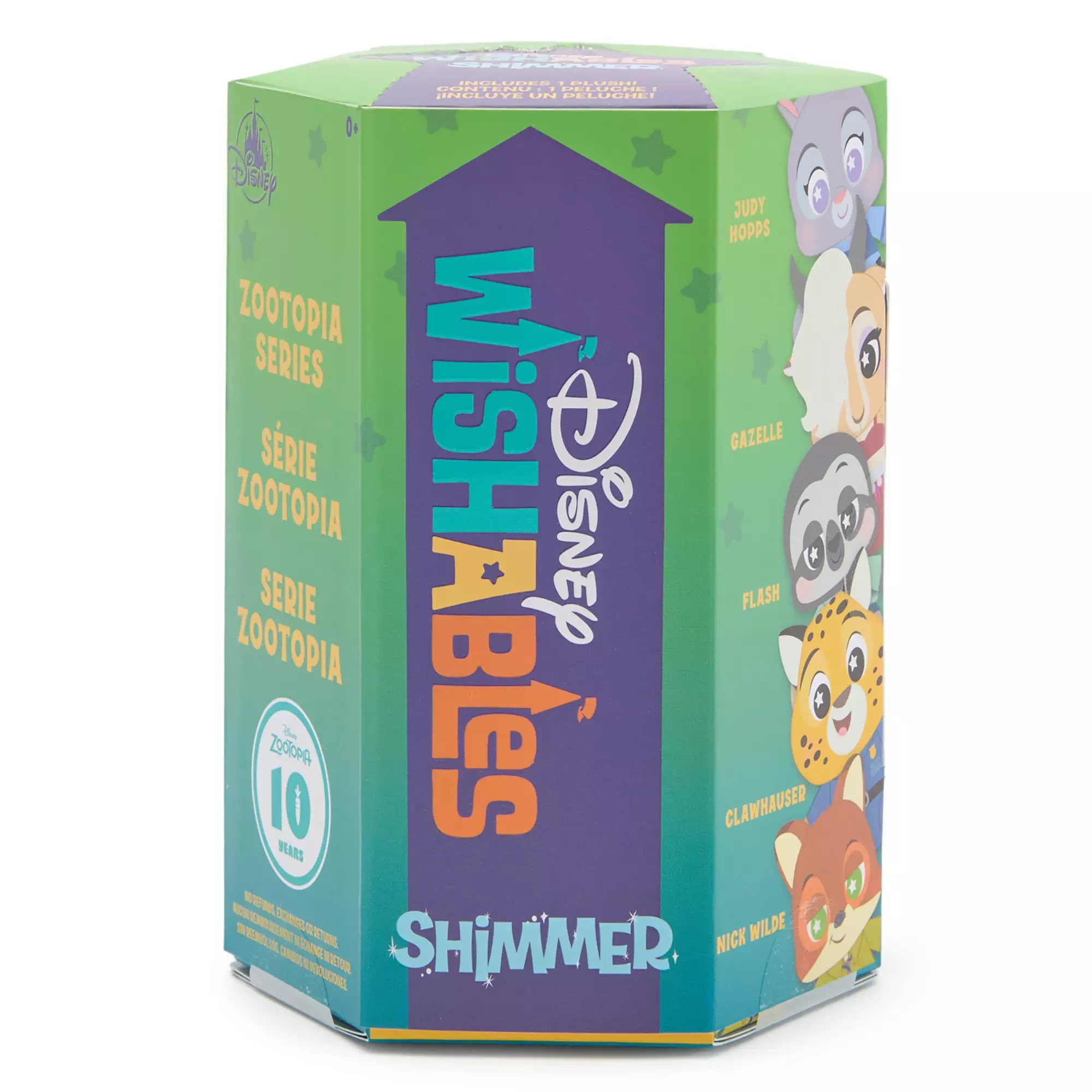 Disney Zootopia Wishables Shimmer Mystery Blind Box Plush