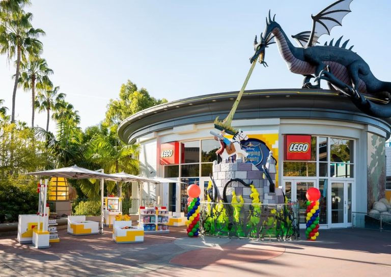 LEGO Store Sleeping Beauty Display