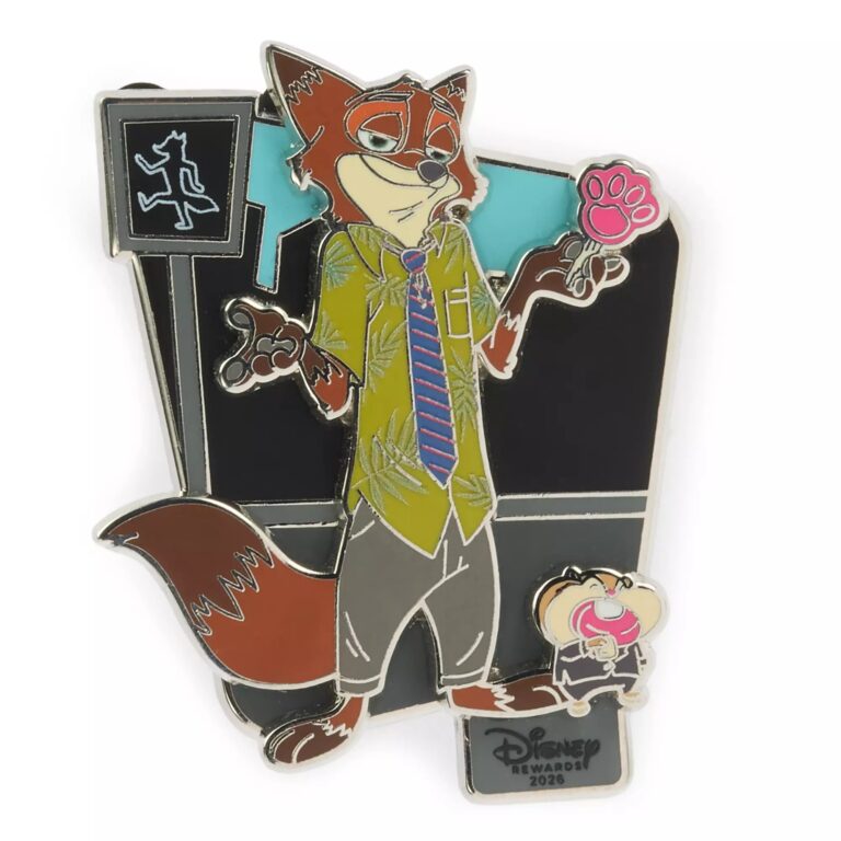 Nick Wilde Pin – Zootopia 2 – Disney® Visa® Cardmember Exclusive 2026 – Limited Release Pin