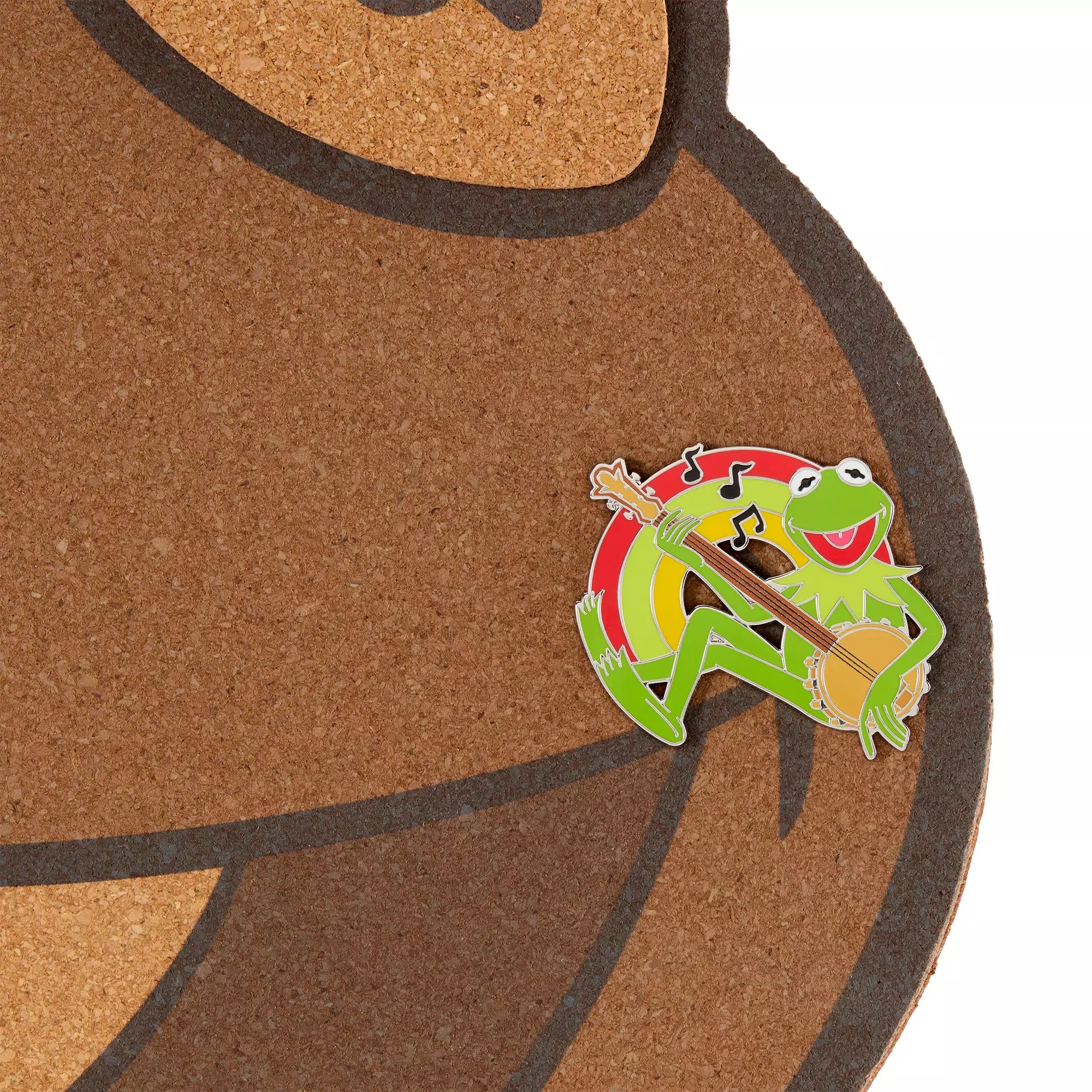 The Muppets Disney Park Day Collector's Cork Board with Exclusive Kermit Pin