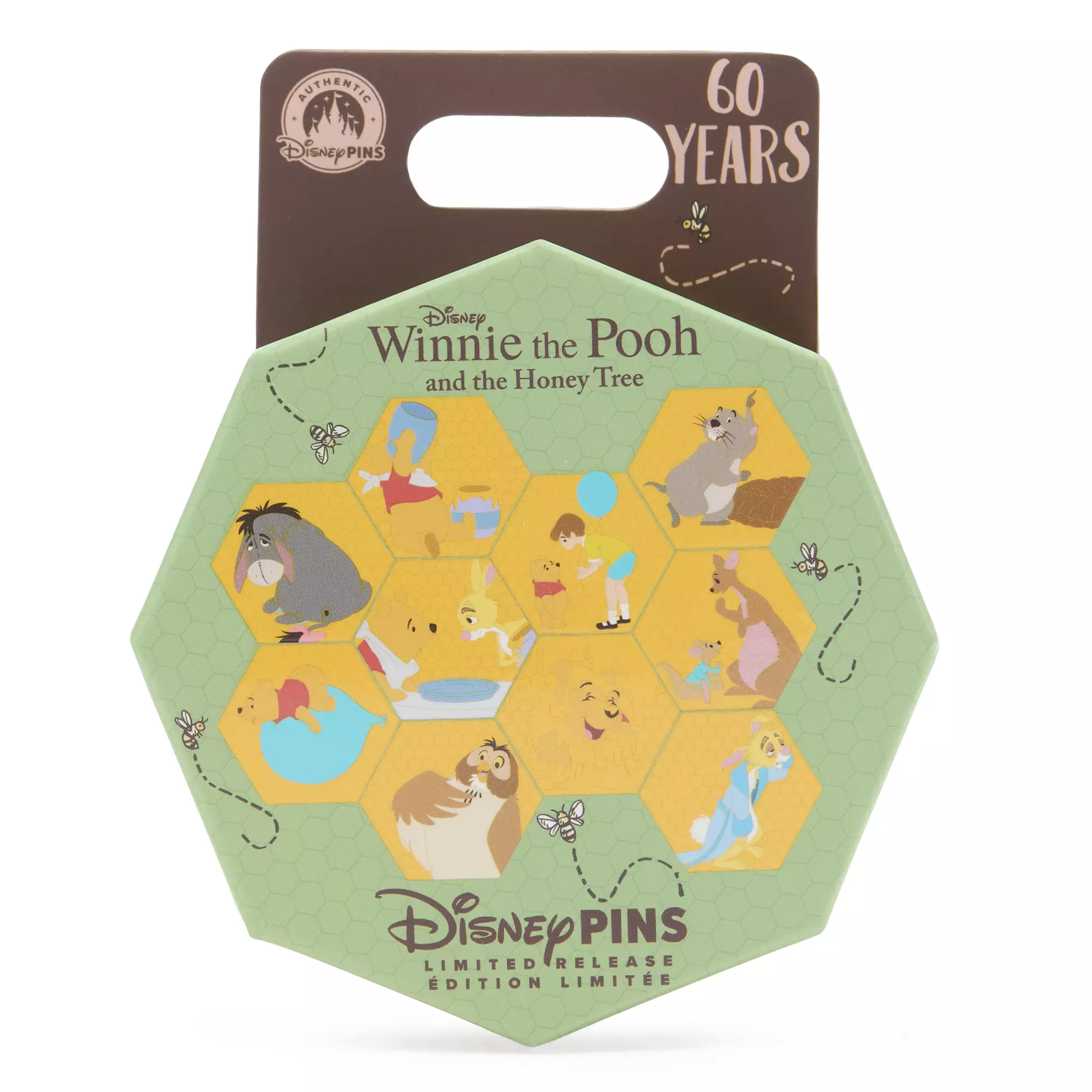 Winnie the Pooh and the Honey Tree 60th Anniversary Mystery Pin Blind Pack – 2-Pc. – Limited Release Box