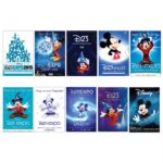 D23-Exclusive D23 Event Poster Through the Years Mystery Pin Blind Pack – 2-Pc Pins
