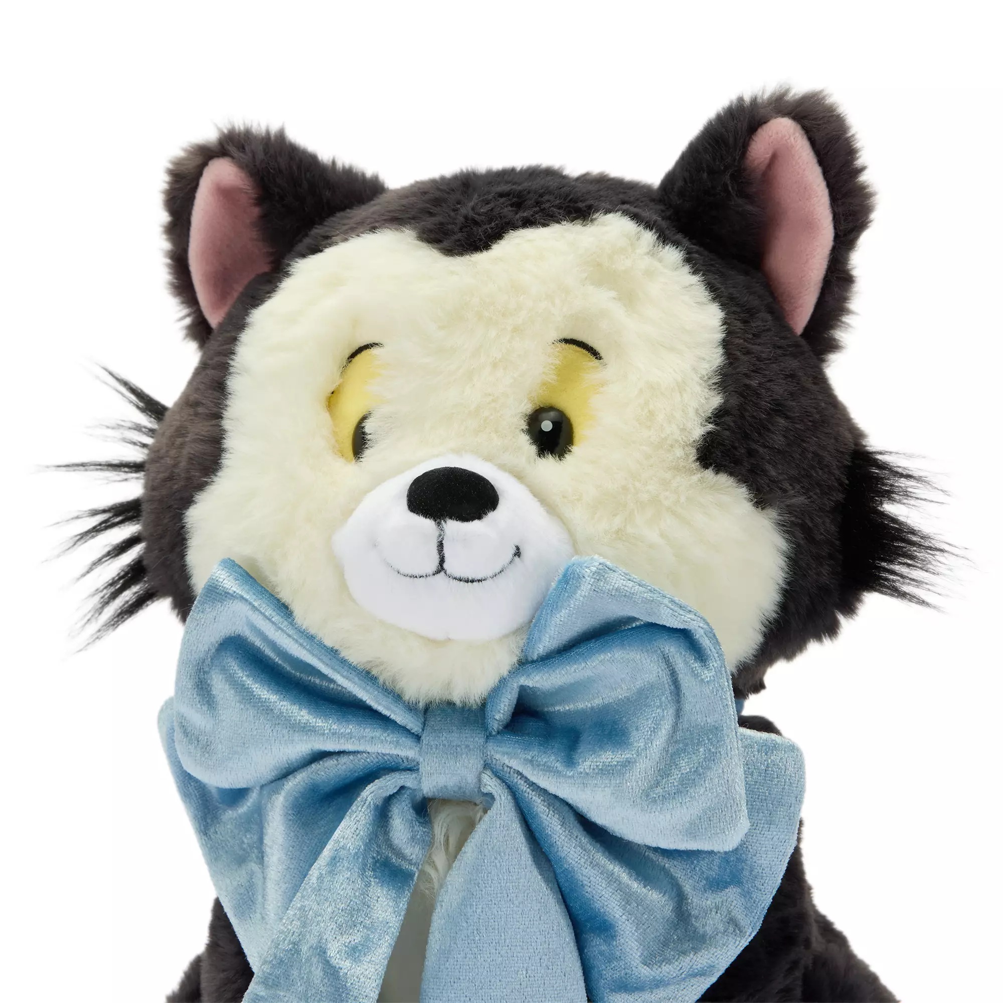 Figaro Plush with Bow – Pinocchio – Face Closeup – Disney Store Japan
