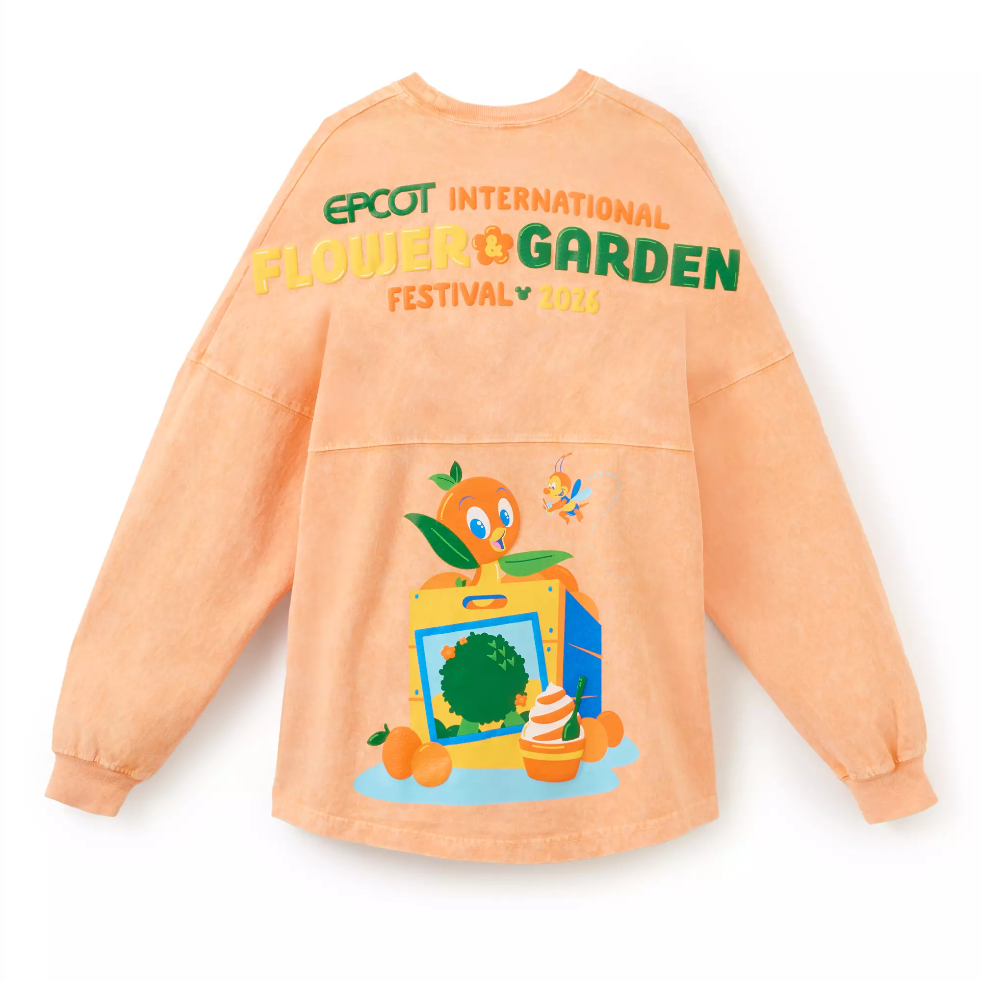 Orange Bird Spirit Jersey for Adults – EPCOT International Flower & Garden Festival 2026 Back