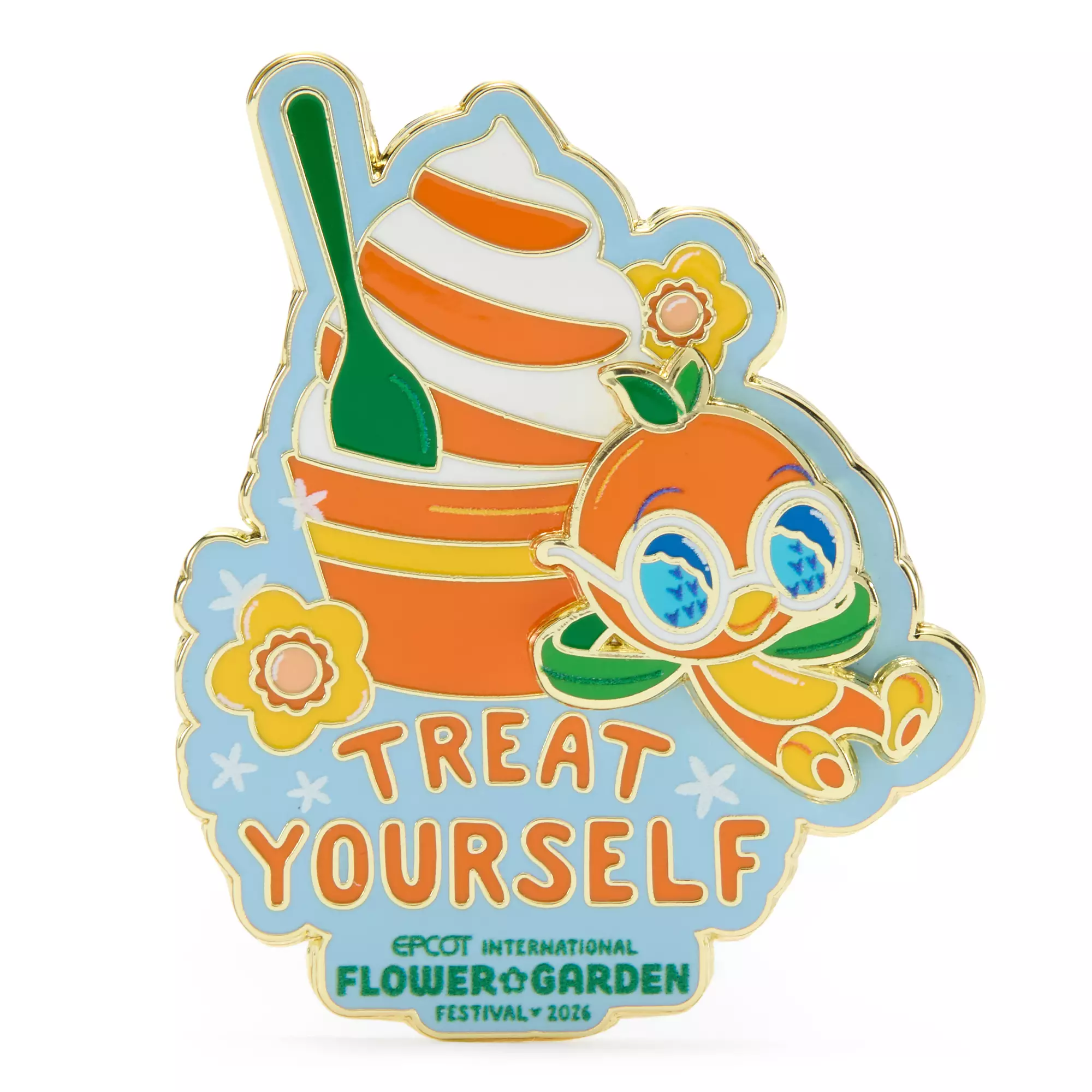 Orange Bird ''Treat Yourself'' Pin – EPCOT International Flower & Garden Festival 2026 – Limited Release Pin