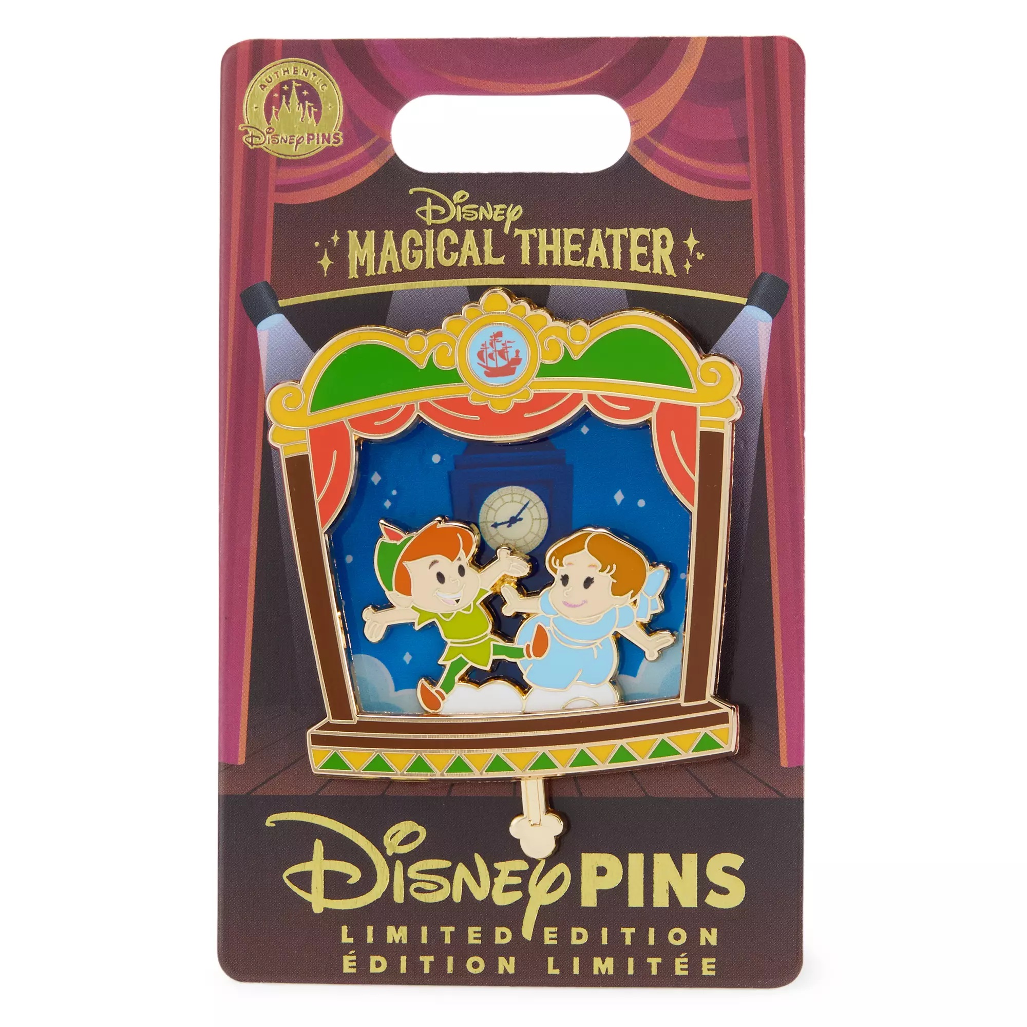 Peter Pan Slider Pin – Disney Magical Theater – Limited Edition