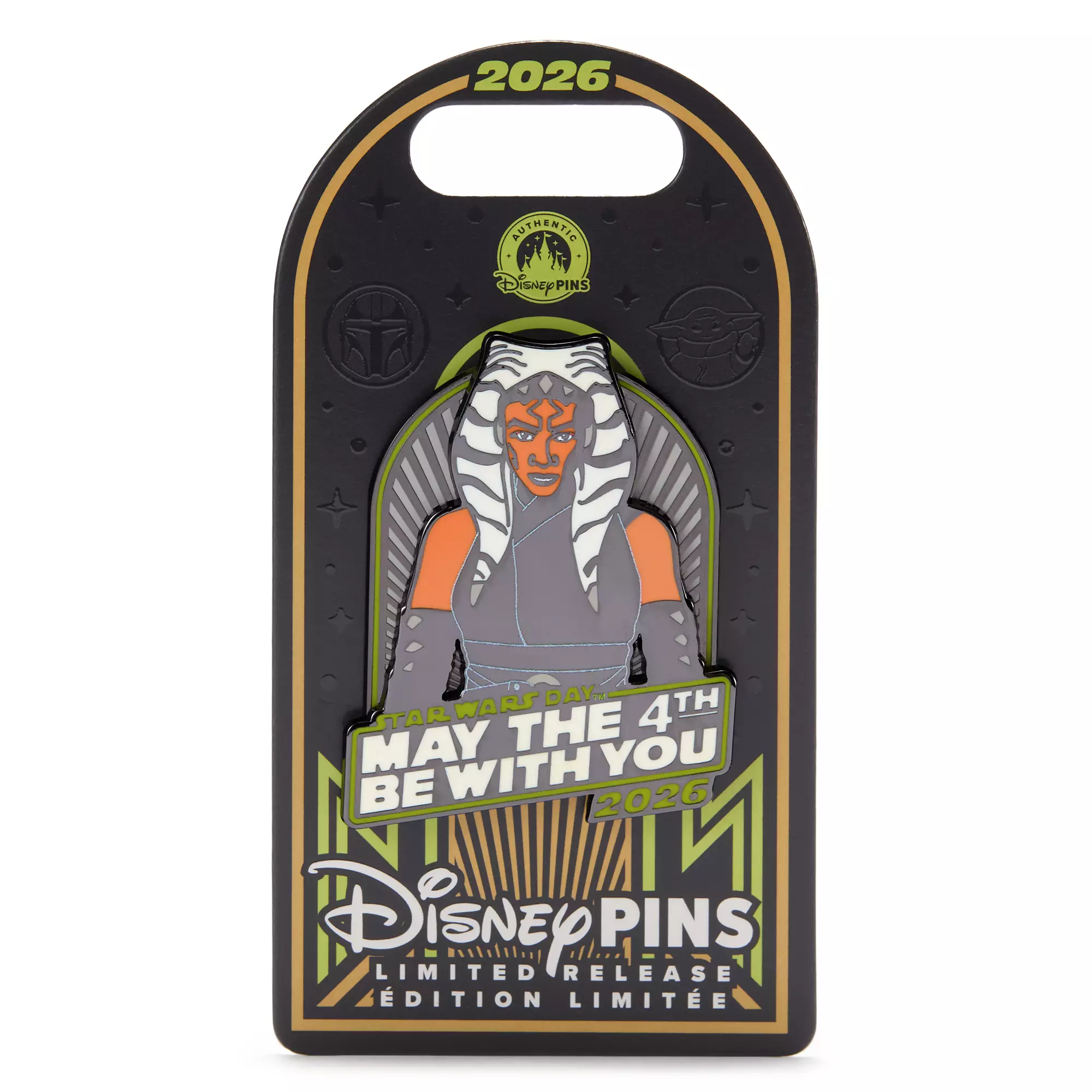 Ahsoka Tano ''May the 4th Be With You'' 2026 Pin – Star Wars Day – Limited Release