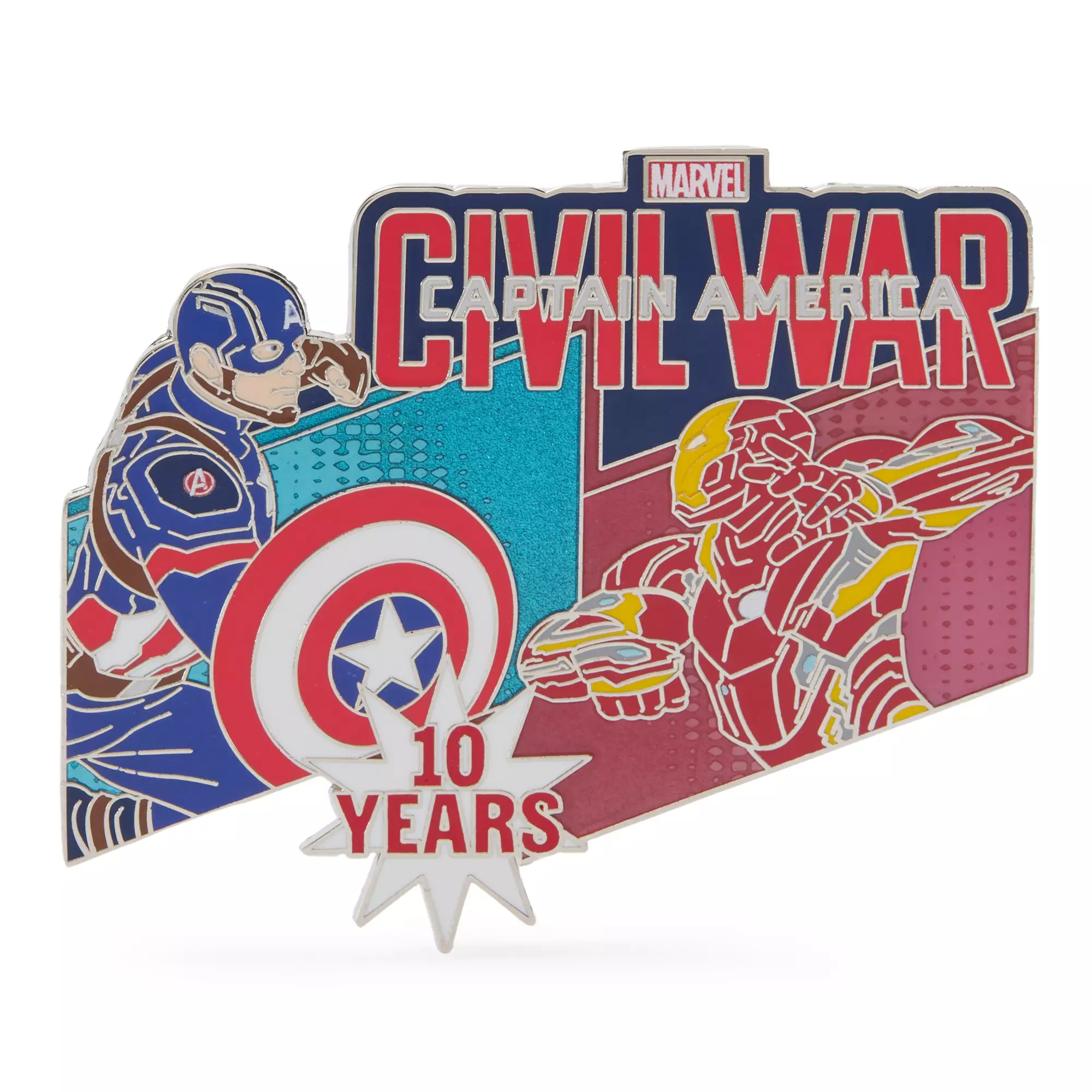 Captain America Civil War 10th Anniversary Pin – Limited Release Pin