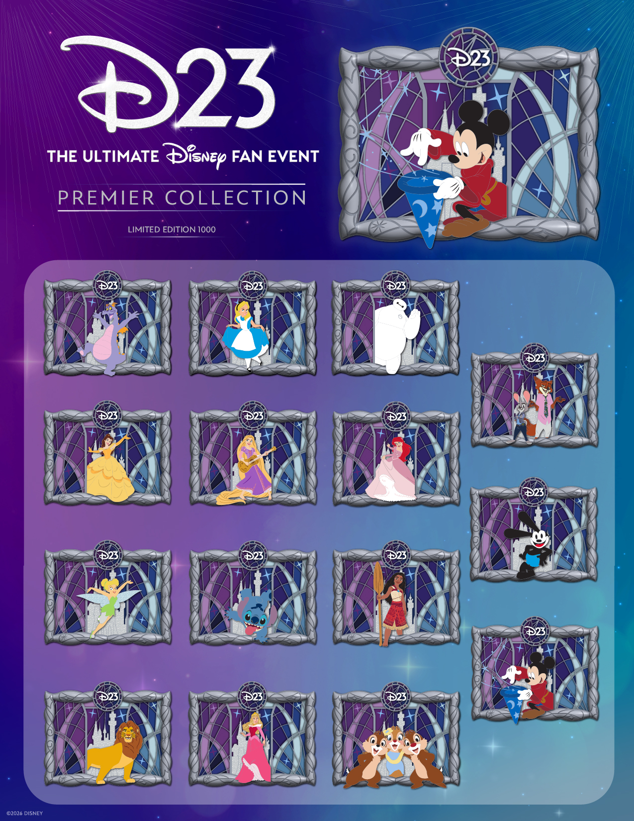 D23 Ultimate Preferred Fan Pass RSP Pins