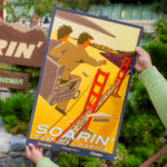 Disneyland Magic Key Soarin' Over California Poster