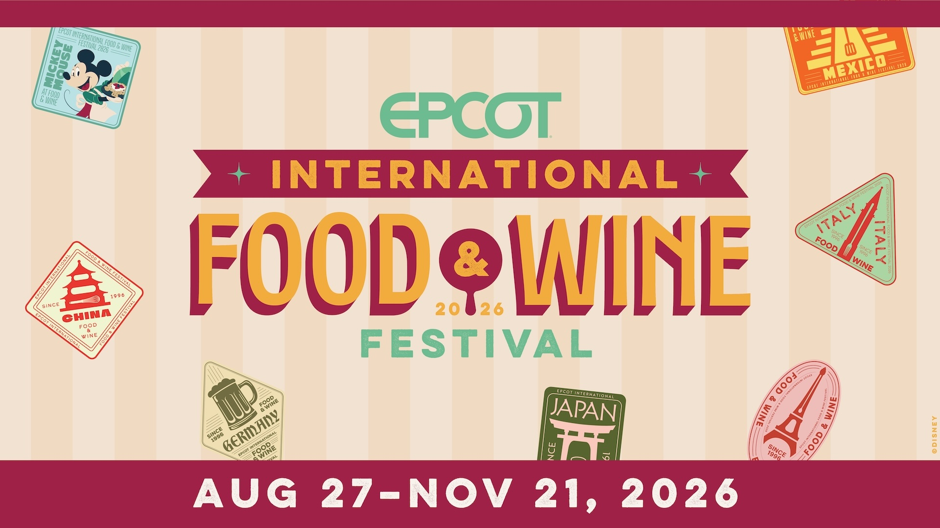 EPCOT International Food and Wine Festival 2026 Dates and Details