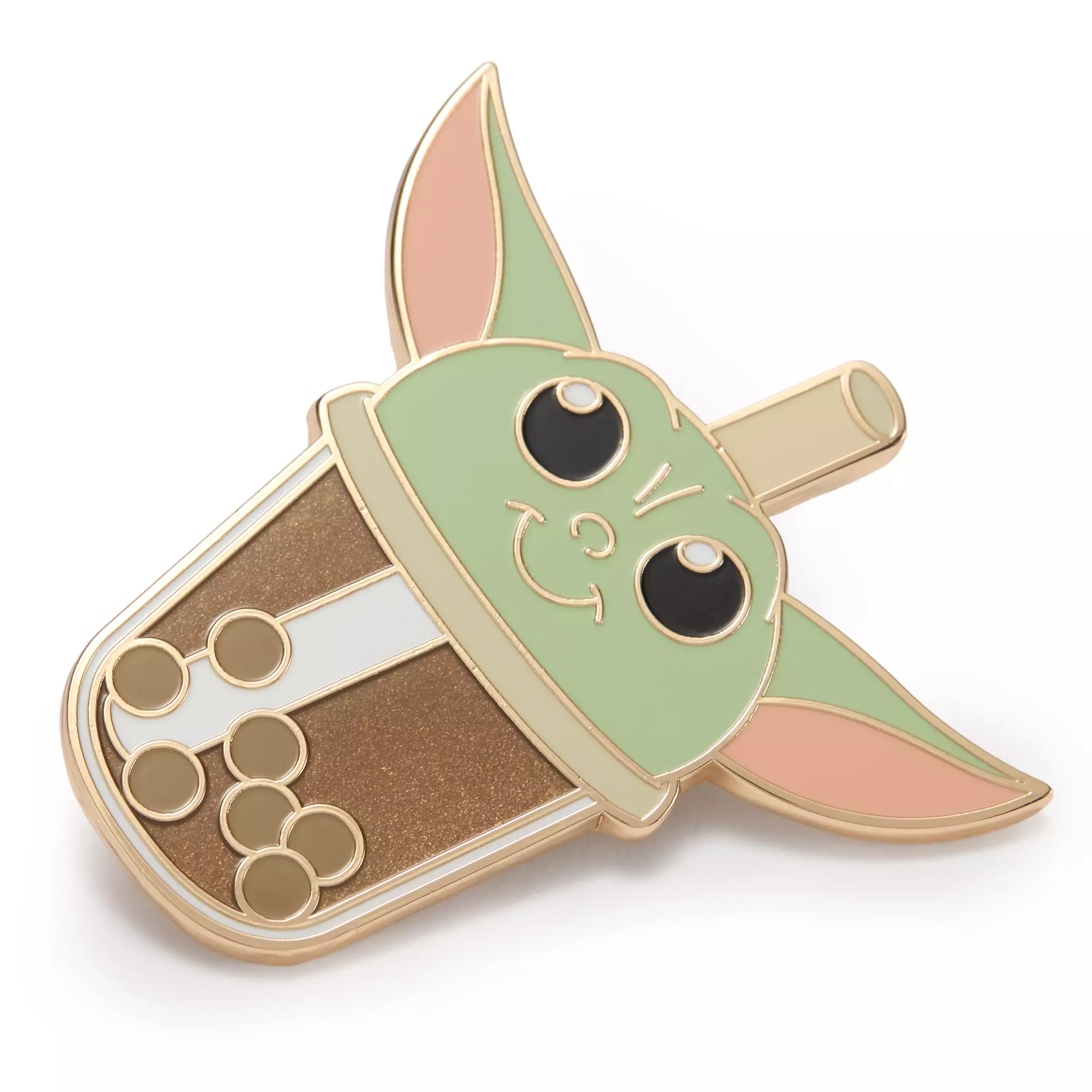Grogu Boba Tea Pin – Star Wars The Mandalorian Pin