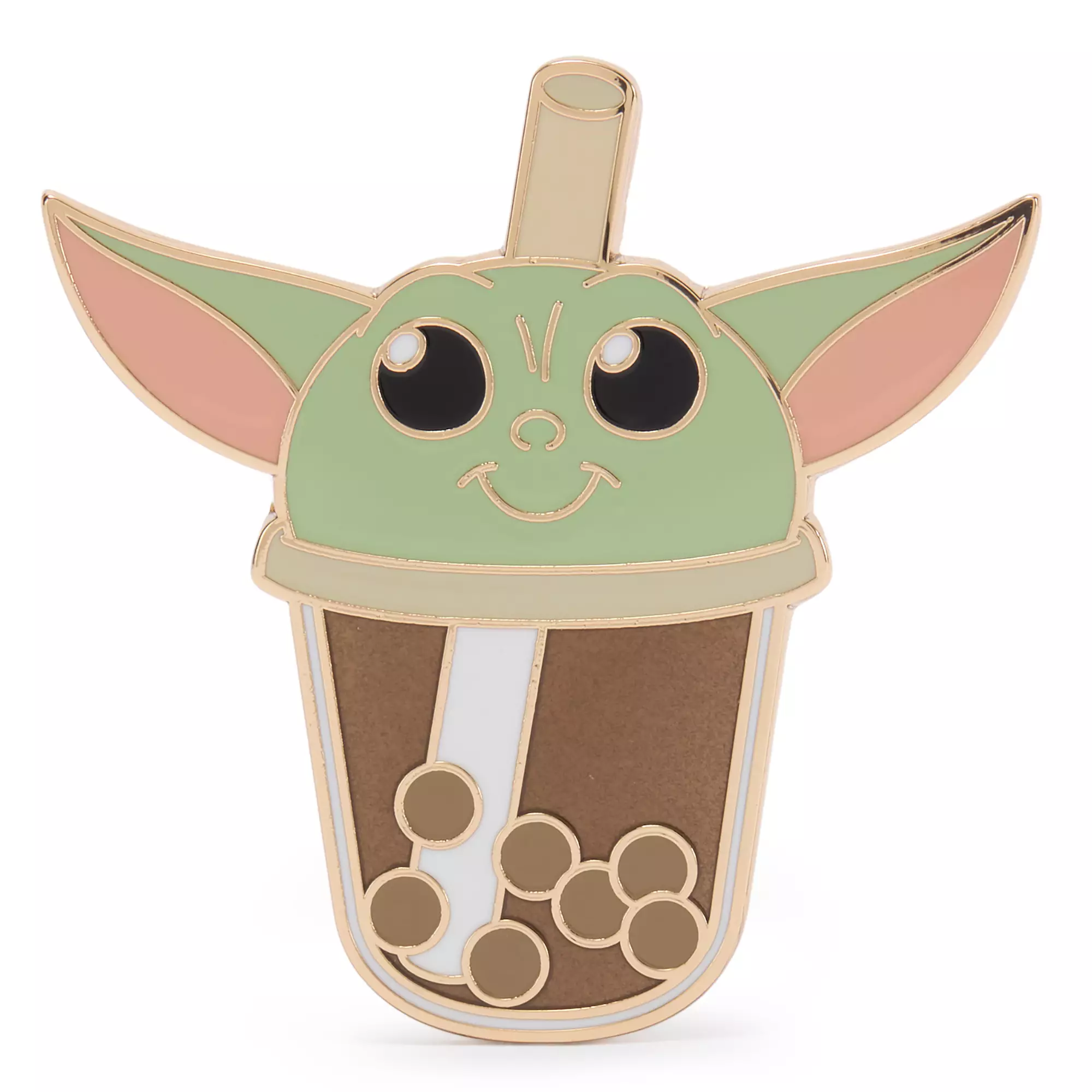 Grogu Boba Tea Pin – Star Wars The Mandalorian