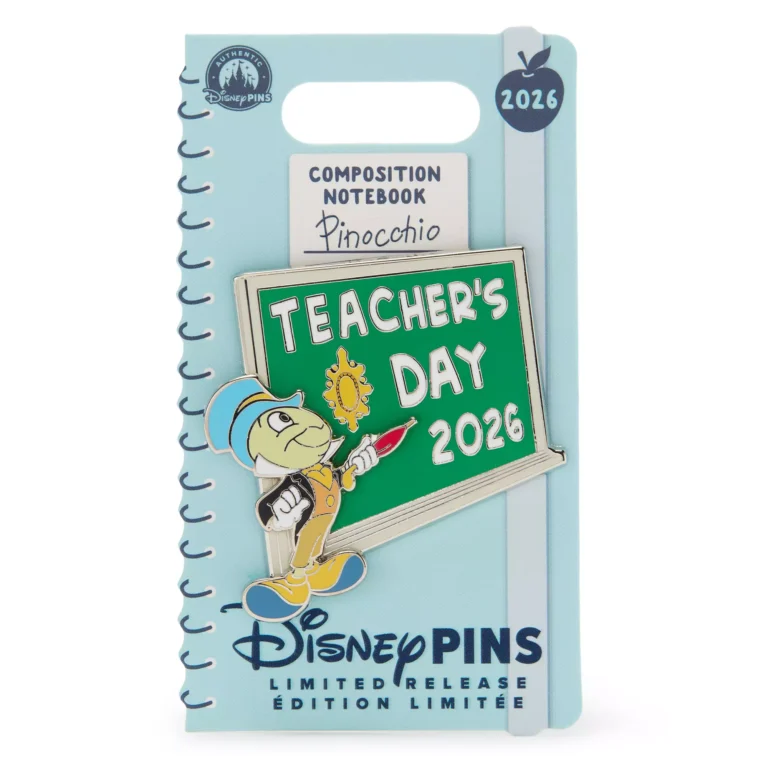 Jiminy Cricket Teacher's Day 2026 Pin – Pinocchio – Limited Release