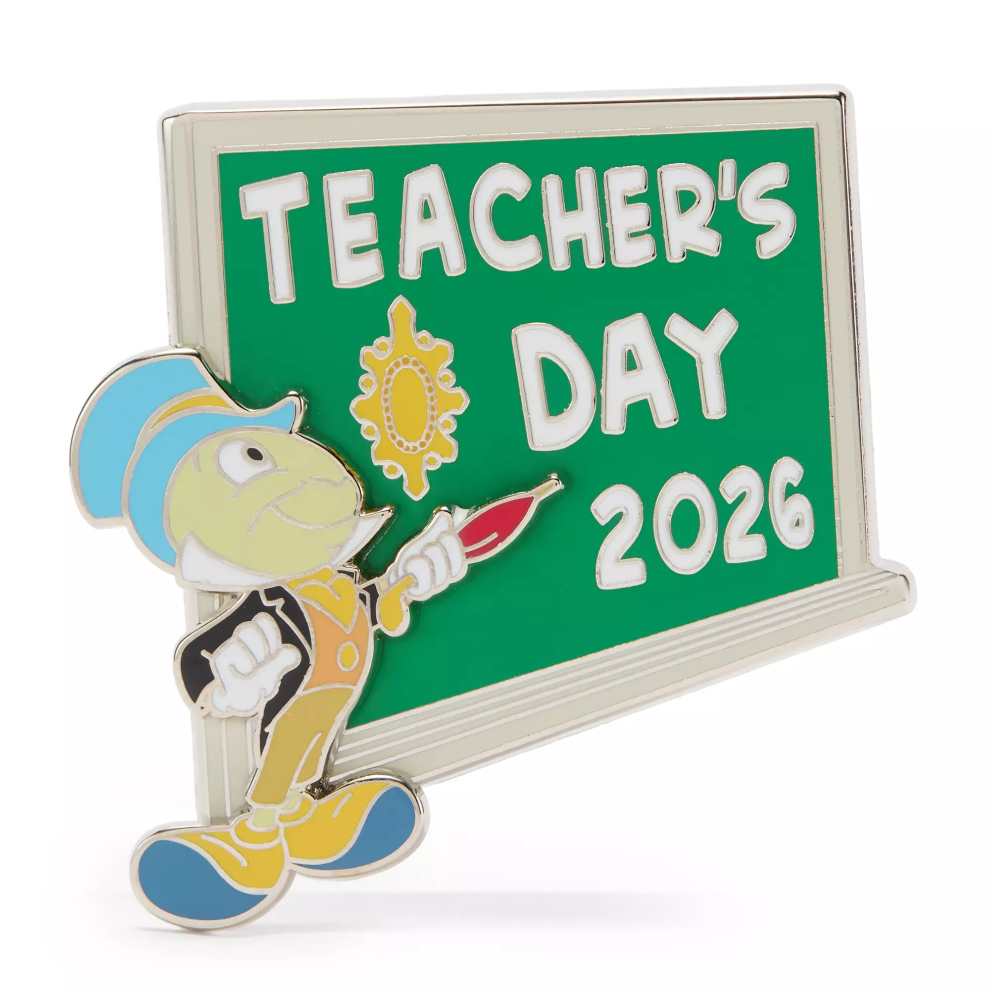 Jiminy Cricket Teacher's Day 2026 Pin – Pinocchio – Limited Release Pin