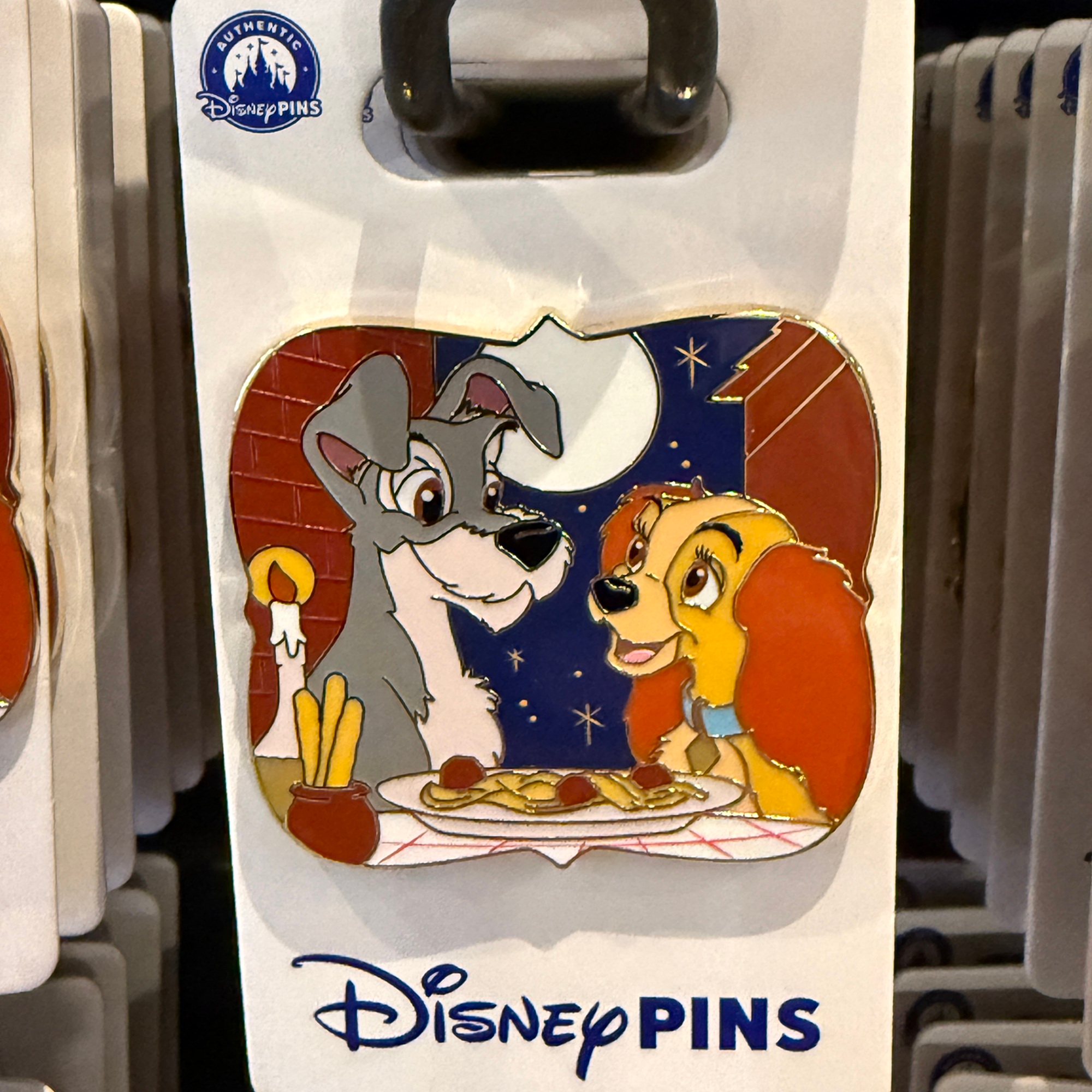 Lady and the Tramp ''Bella Notte'' Pin - NEW