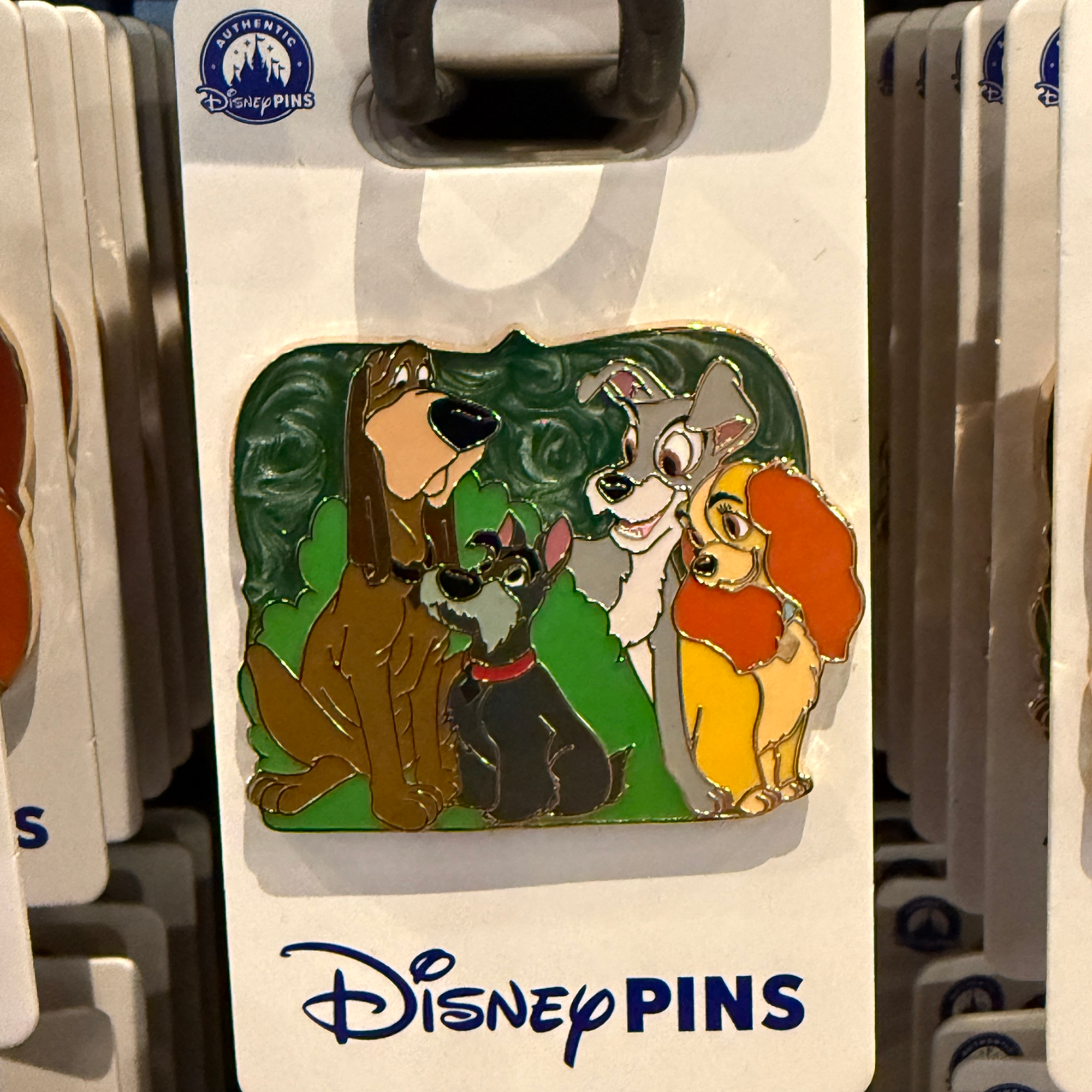 Lady and the Tramp Cast Pin - NEW