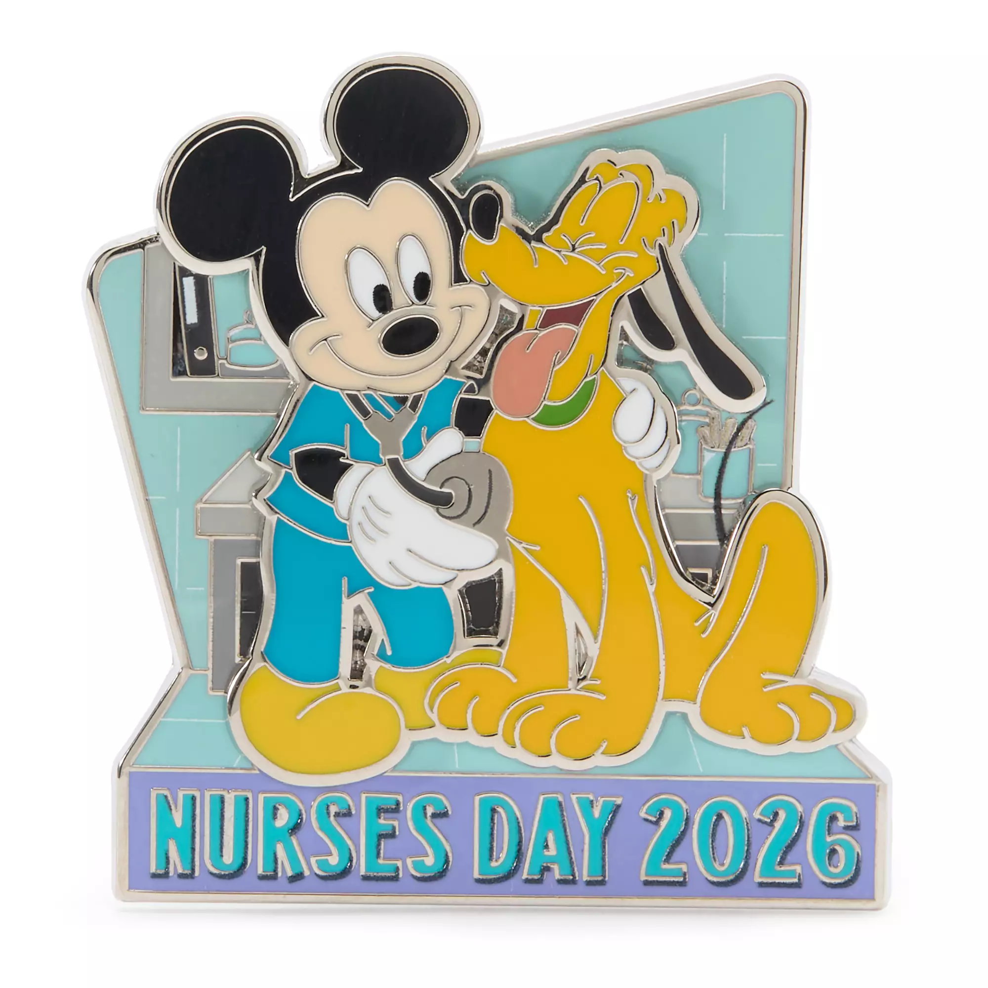 Mickey Mouse and Pluto Nurse's Day 2026 Pin – Limited Release Pin