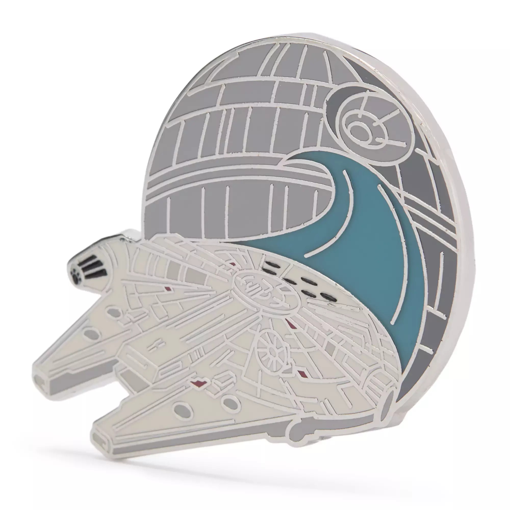 Millennium Falcon and Death Star Pin – Star Wars A New Hope Open Edition Pin