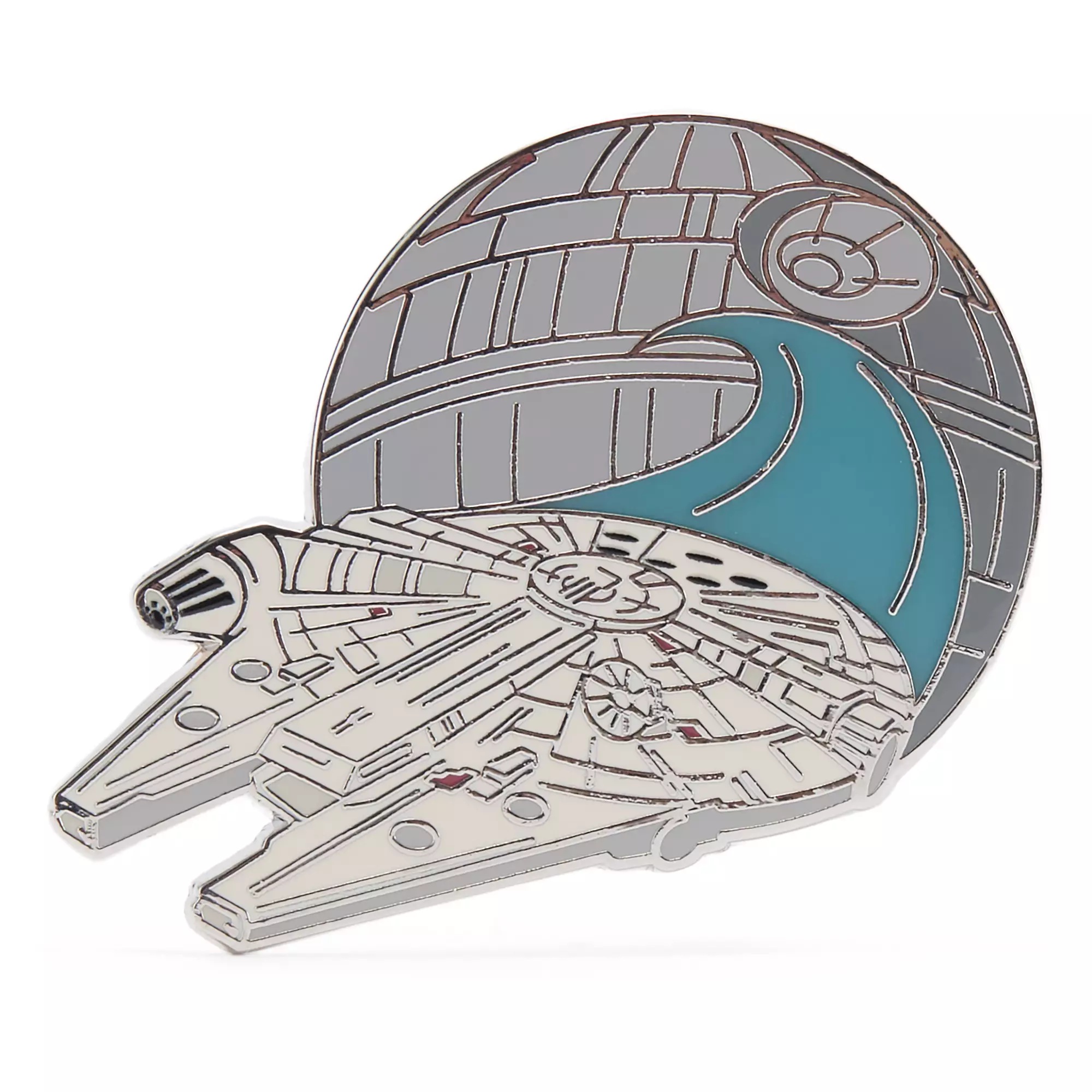 Millennium Falcon and Death Star Pin – Star Wars A New Hope Pin