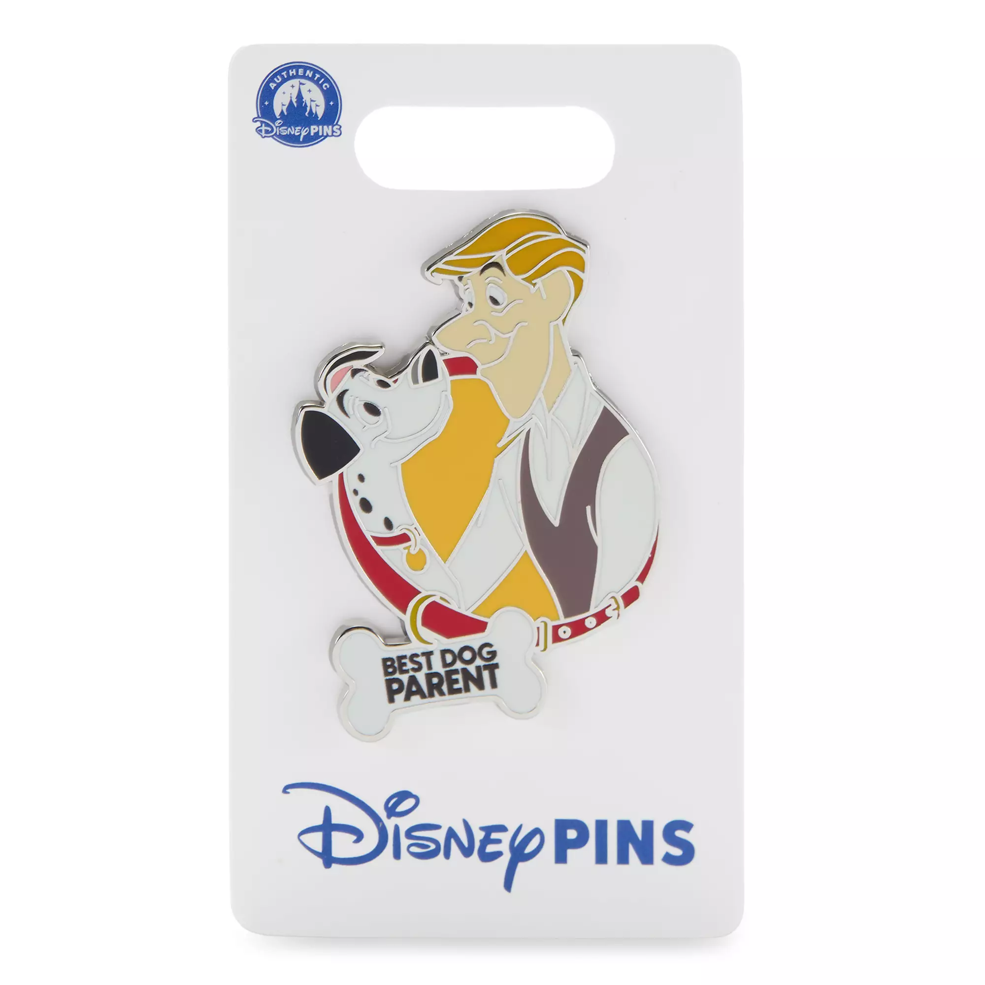 Pongo and Roger Radcliffe ''Best Dog Parent'' Pin – 101 Dalmatians