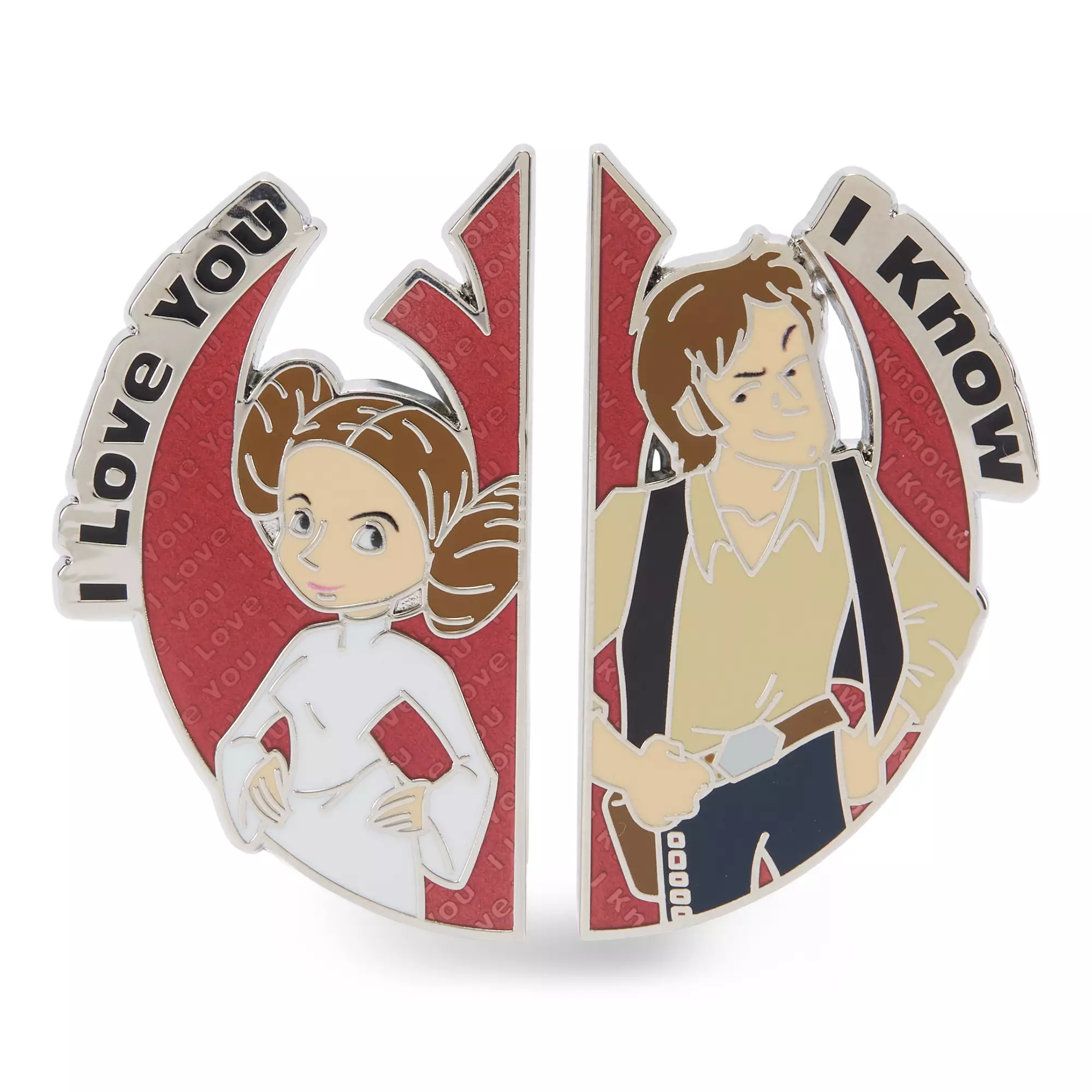 Princess Leia and Han Solo Pin Set – Star Wars Pin