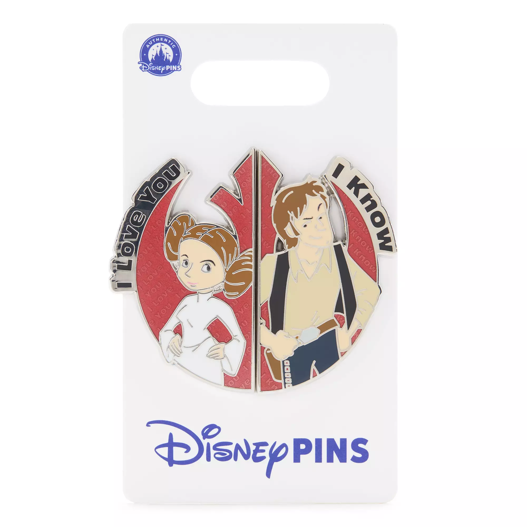 Princess Leia and Han Solo Pin Set – Star Wars