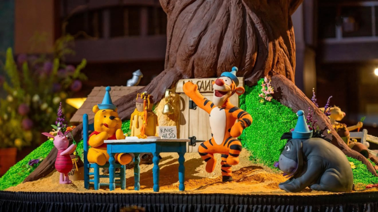 Winnie the Pooh Display at Disney's Grand Californian Hotel & Spa