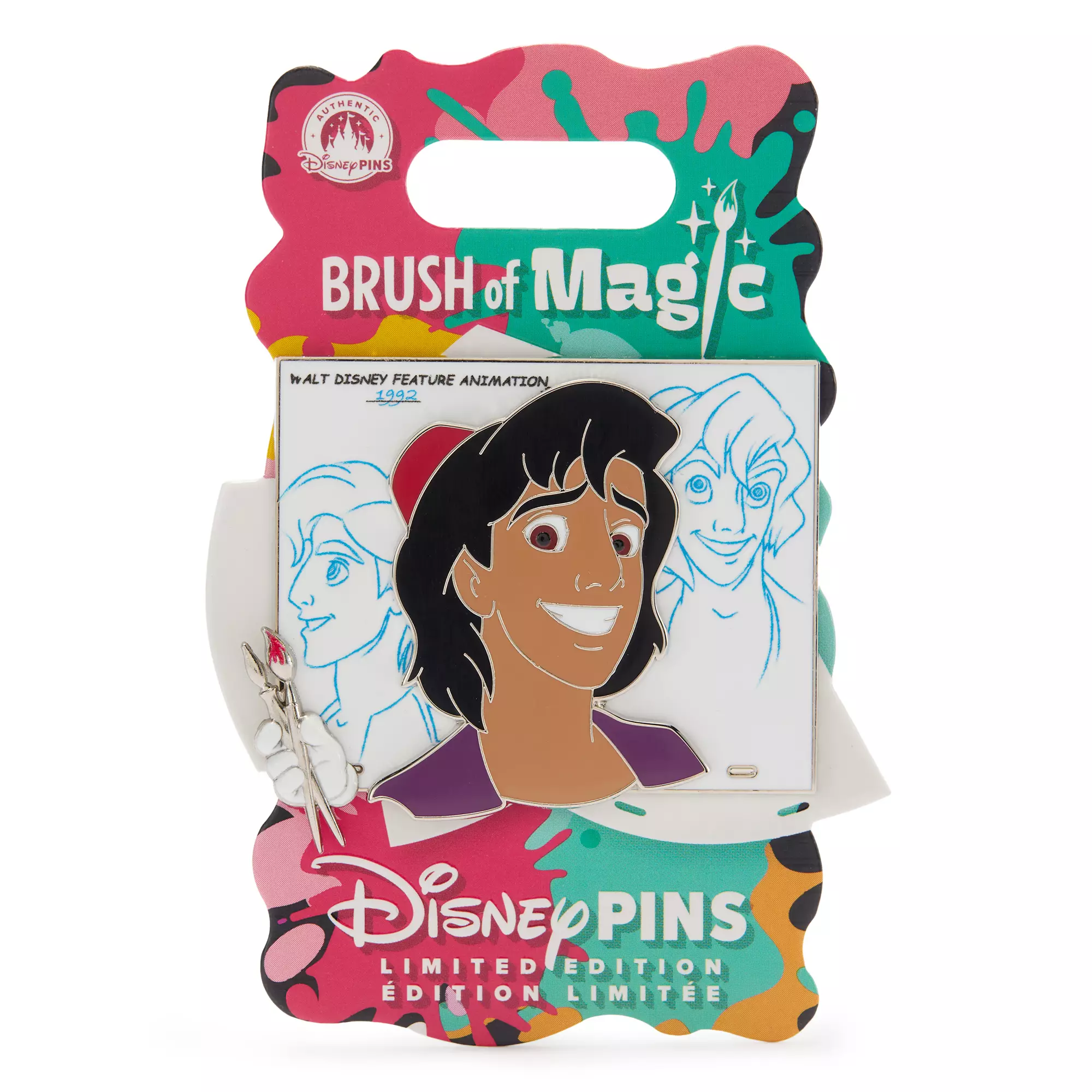 Aladdin Pin – Brush of Magic – Limited Edition