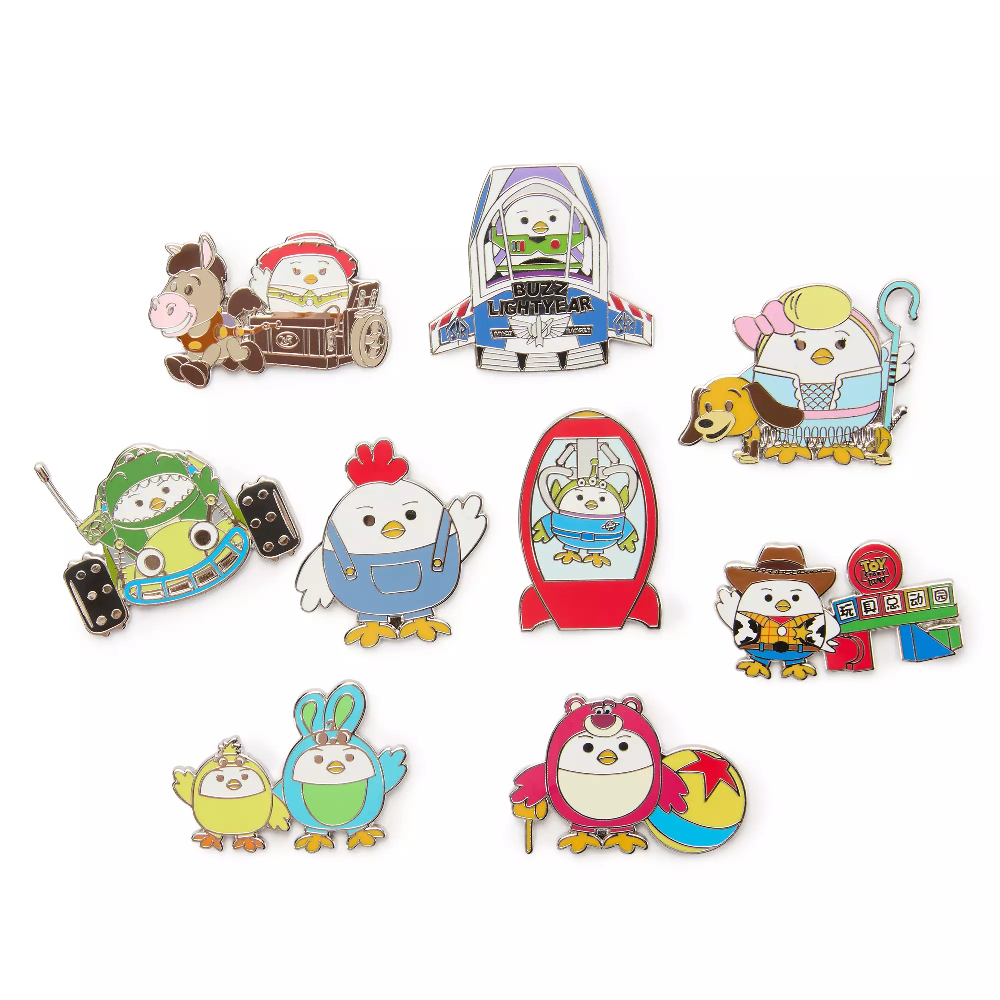 Al's Toy Barn Mystery Pin Blind Pack – Toy Story – 3-Pc. – Shanghai Disney Resort – Limited Release Pin Set