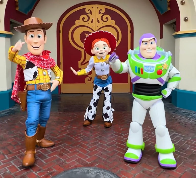 Buzz Lightyear, Jessie and Woody debuting new Toy Story 5 Accessories on Pixar Pier