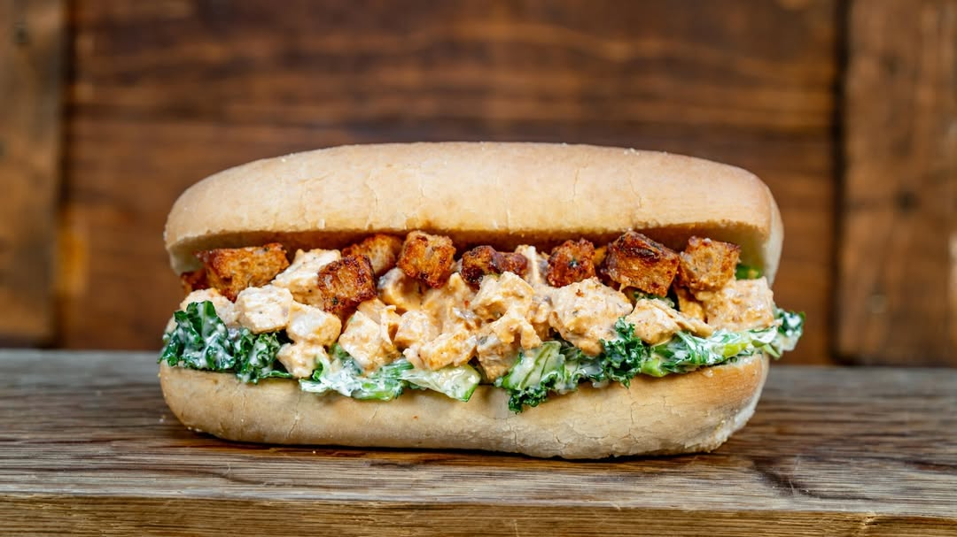 Cajun Caesar Chicken Po’Boy