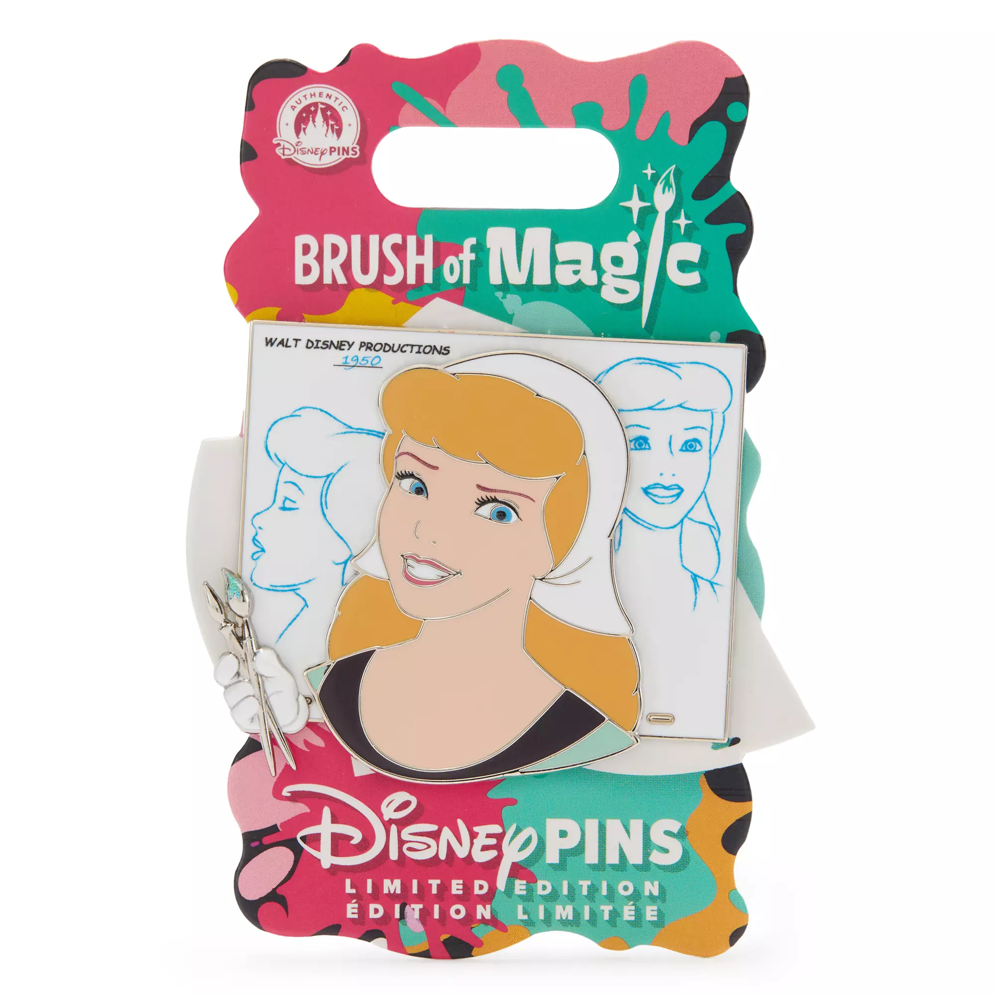 Cinderella Pin – Brush of Magic – Limited Edition
