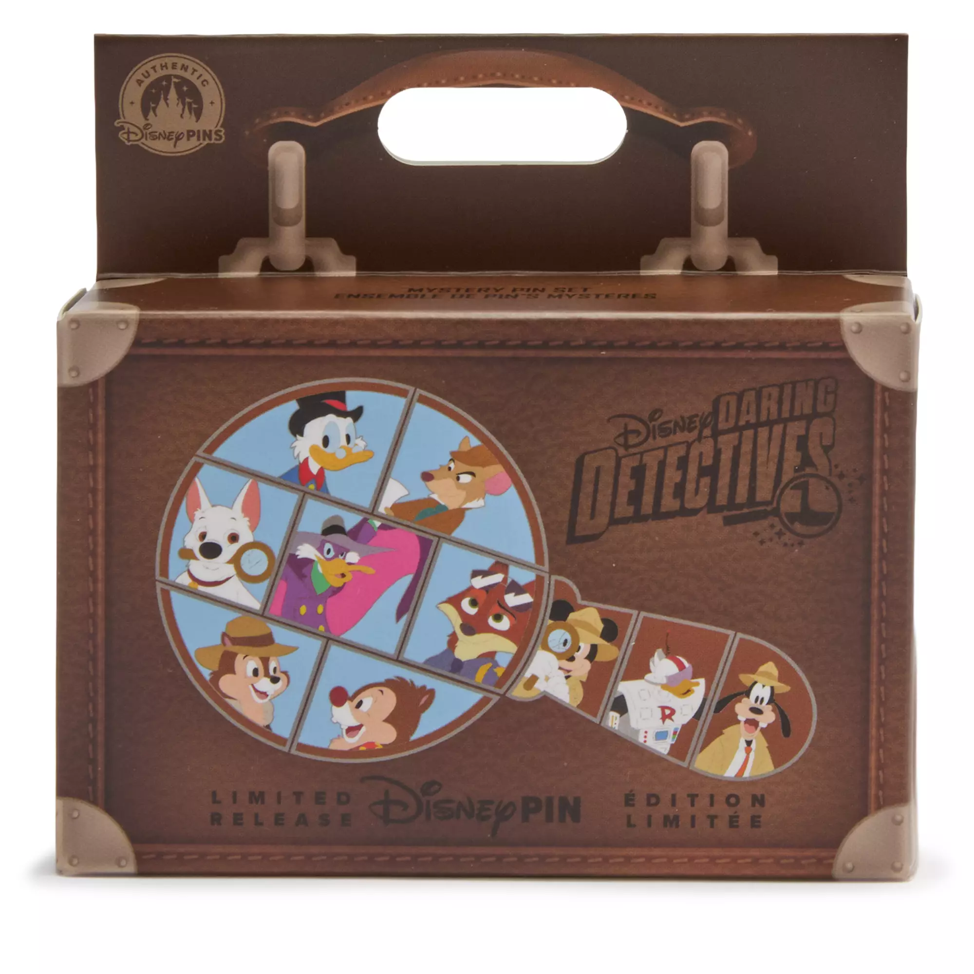 Disney Daring Detectives Mystery Pin Blind Pack – 2-Pc. Box Set