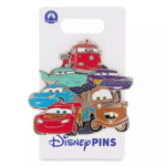 Disney Pixar Cars Cast Pin on Disney Pins Card