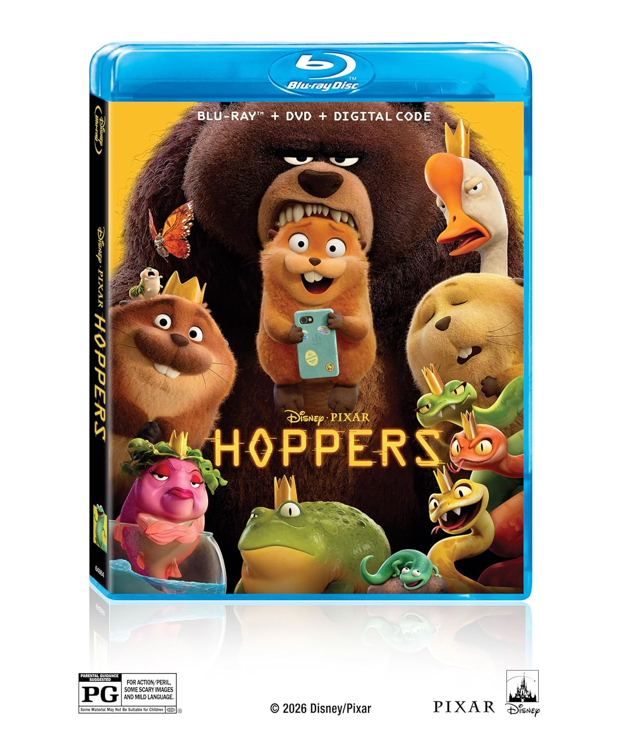 Disney Pixar Hoppers Blu Ray
