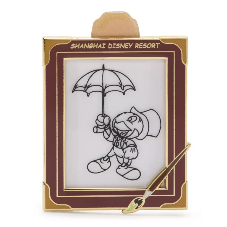 Jiminy Cricket Slider Pin – Pinocchio – Shanghai Disney Resort Pin