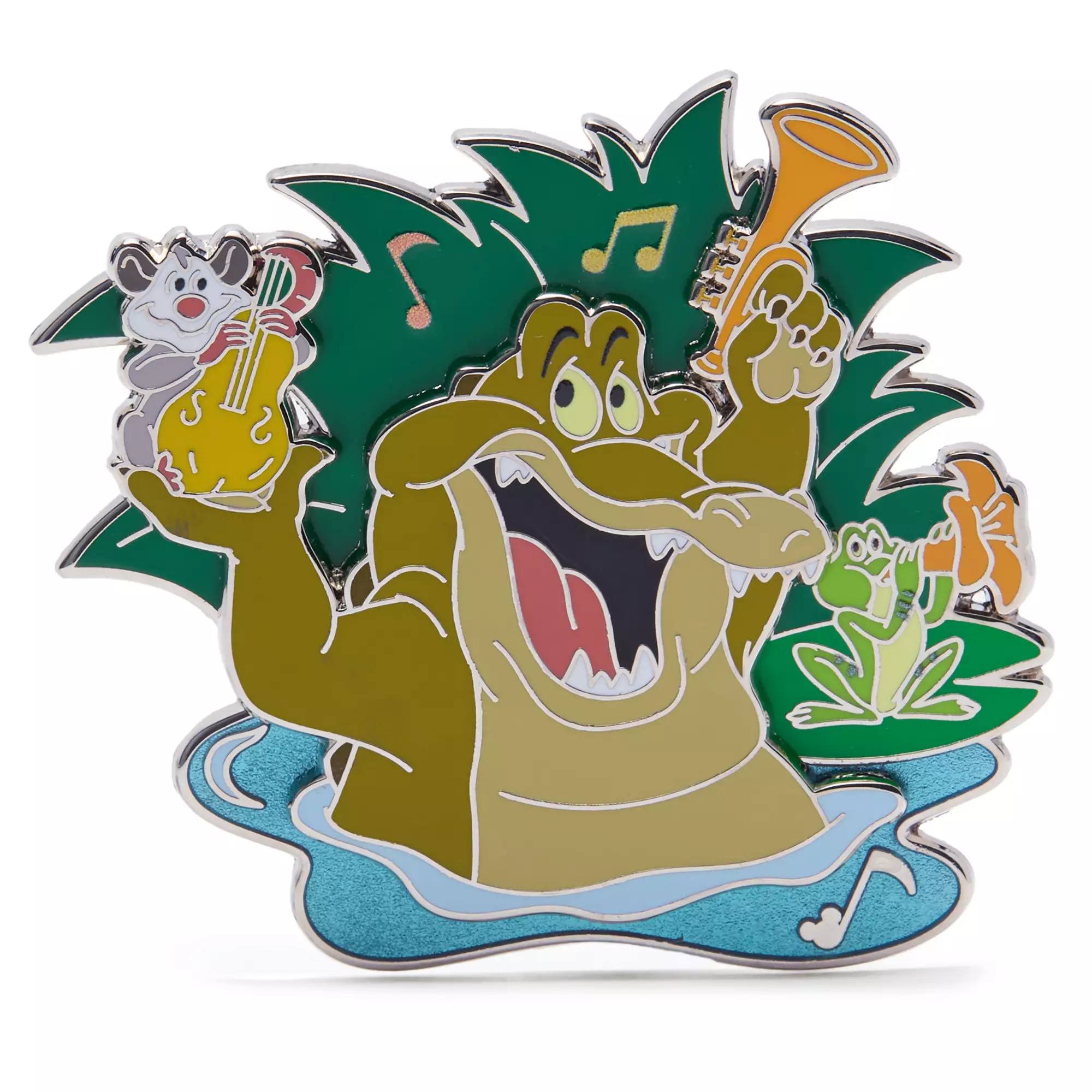 Louis, Beau and Mayra Pin – Tiana's Bayou Adventure – Disney Artist Collection by Robert Schilling and Jason Peltz – Limited Edition Pin